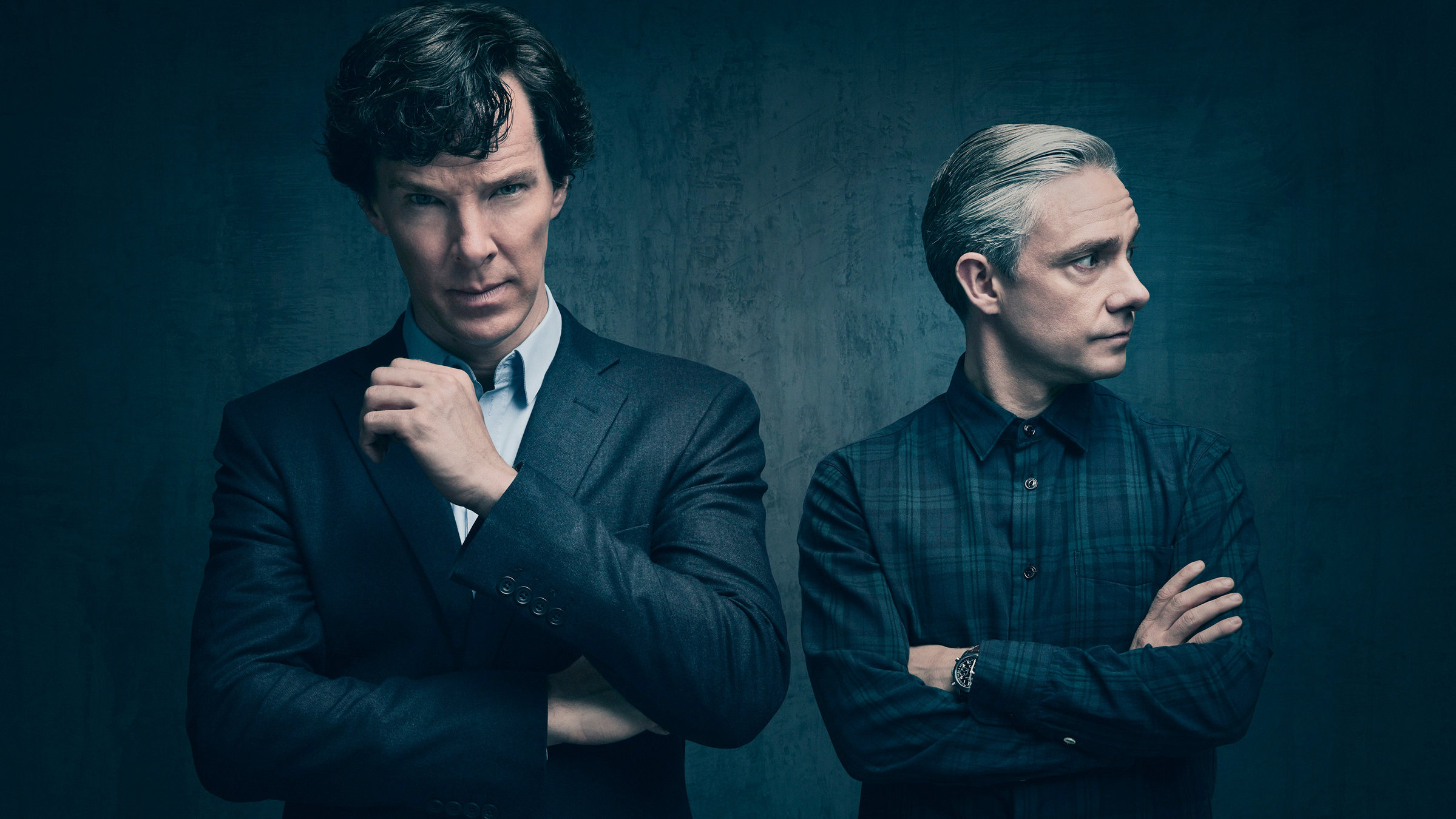 "Sherlock - Die sechs Thatchers": Sherlock (Benedict Cumberbatch) und Watson (Martin Freeman) zweifeln an Moriartys Tod.