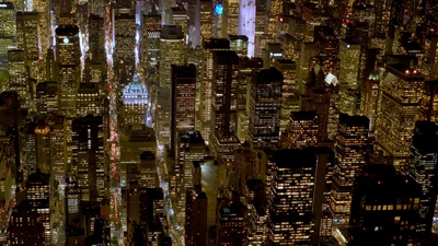 Im Flug über New York