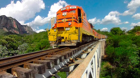 Boliviens Andenbahn