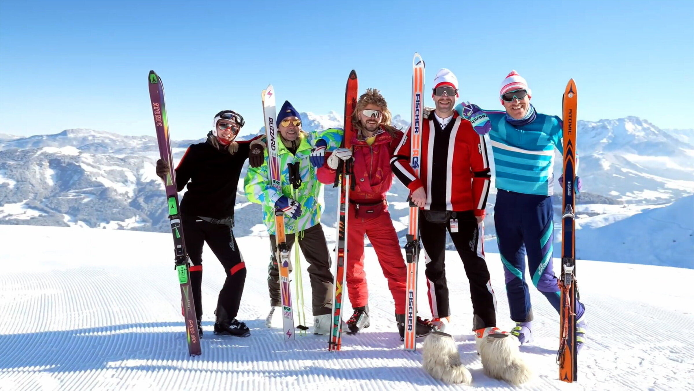 "Winter im Kaisergebirge mit Marlies Raich": "Bleib Retro" Gruppe.