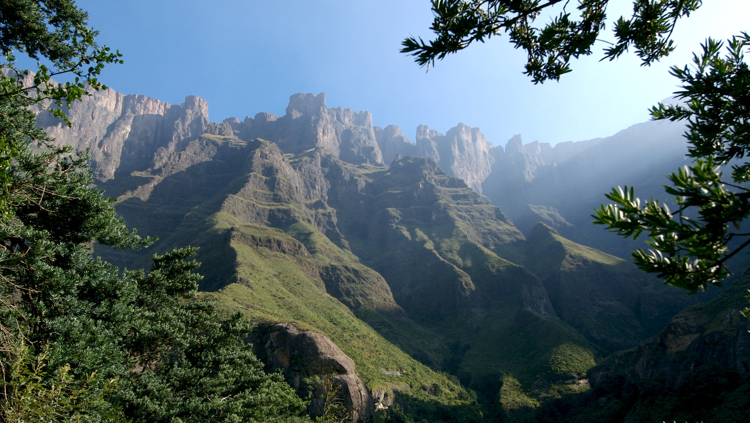 "Im Bann der Drachenberge" - Blick auf die Drakensberge
