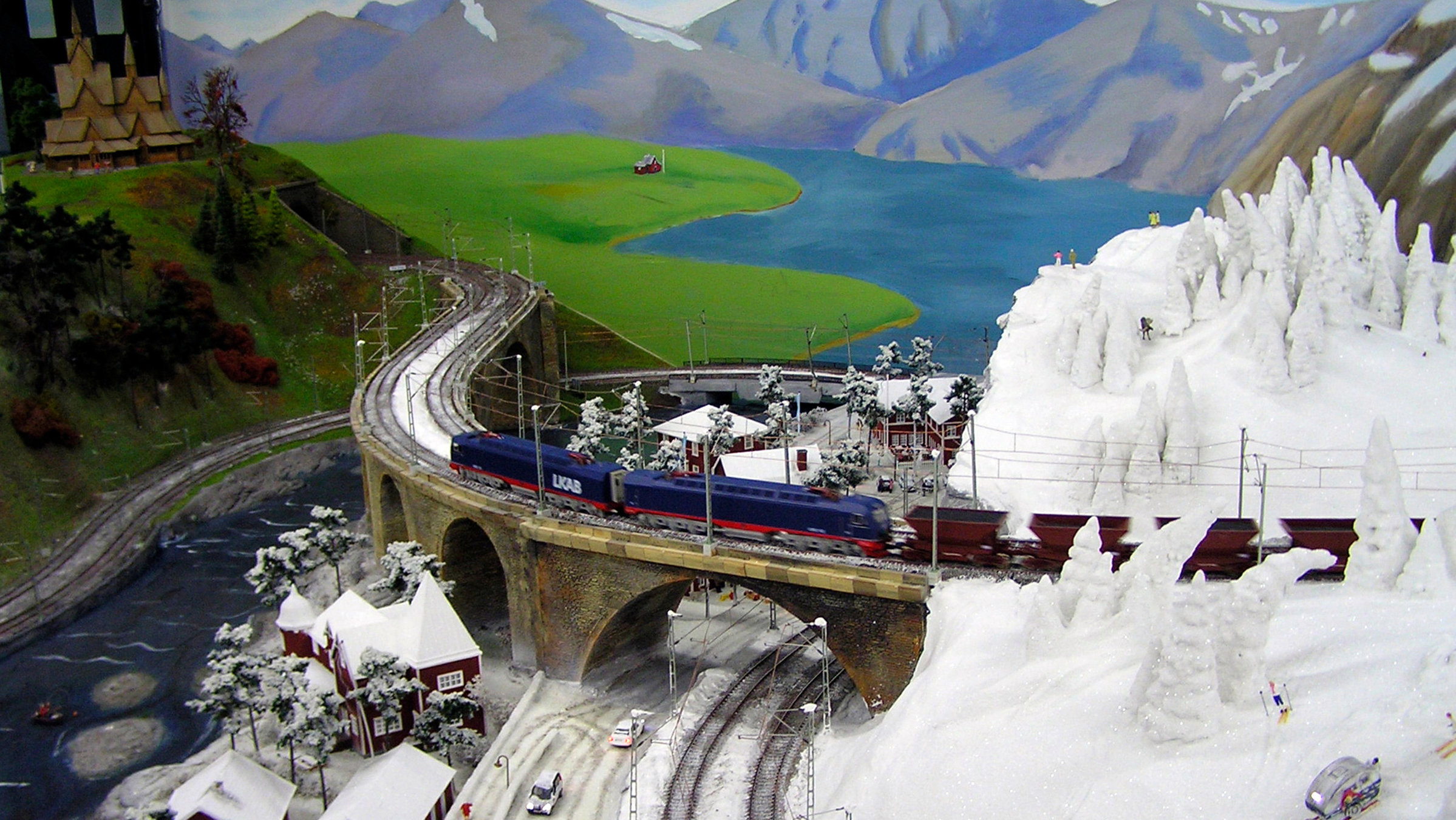 "Modellbahnen zwischen Polarkreis und Mittelmeer": Skandinavien im Miniatur Wunderland in Hamburg