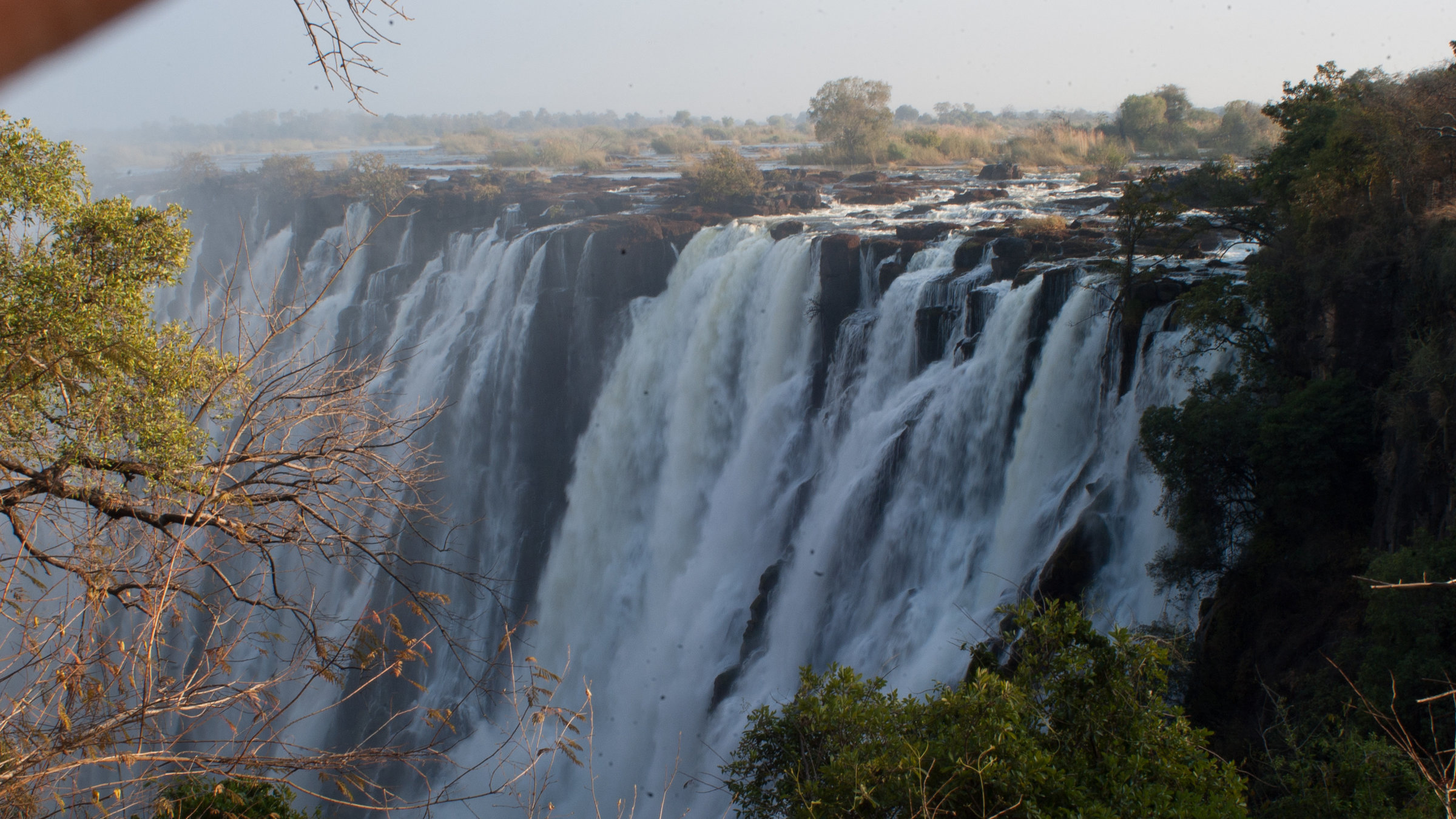 "Die wilden Flüsse Afrikas - Sambesi": Totale der Viktoriafälle.