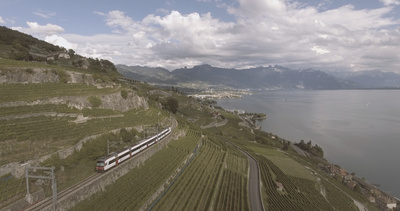 Traumhafte Bahnstrecken der Schweiz:Vom Dreiseenland durch d<br/>Vom Dreiseenland durch das Lavaux bis nach Genf