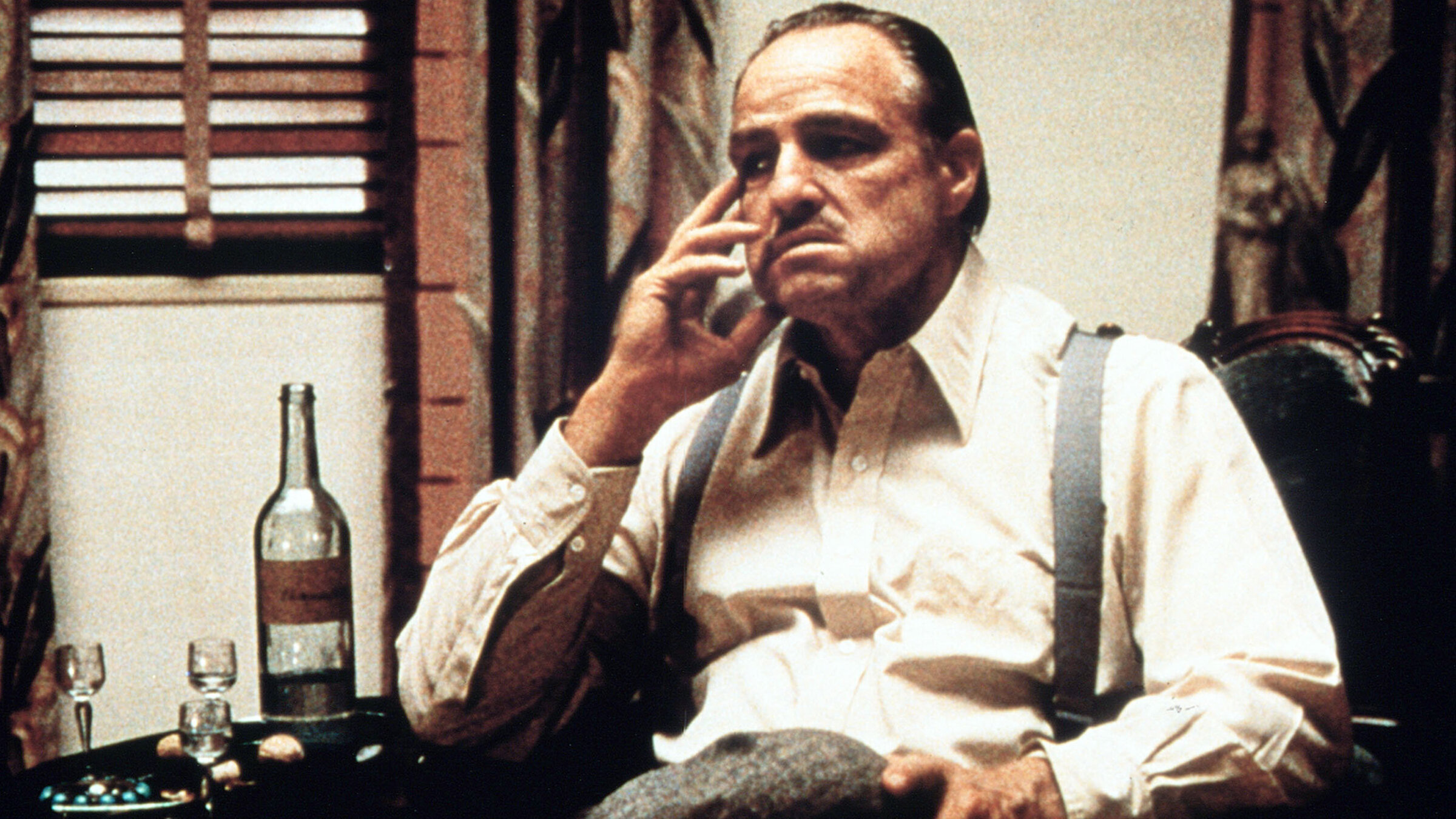 "Der Pate II": Don Vito Corleone (Marlon Brando) hat Sorgen.