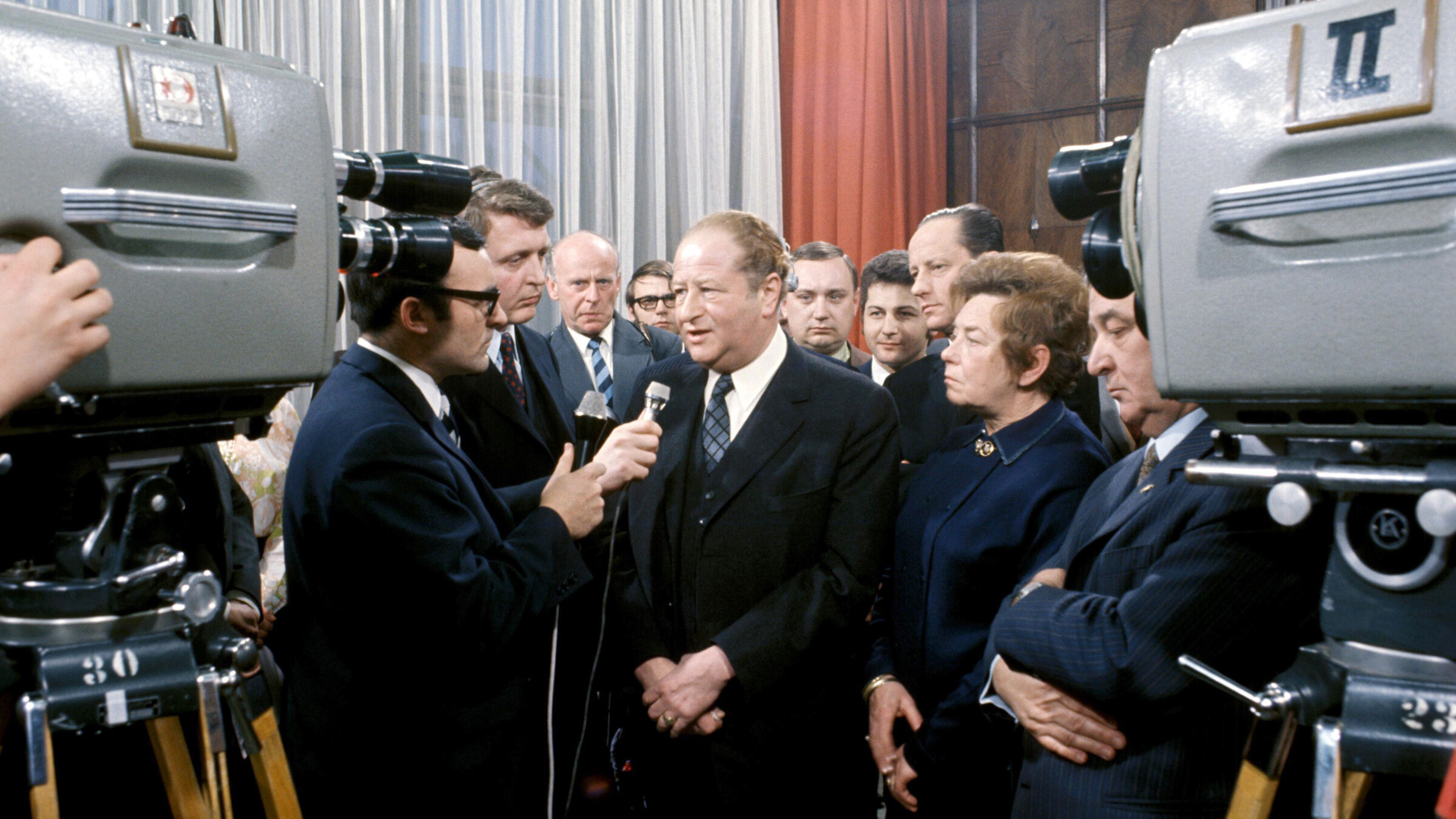 "In Bild und Ton - Österreichische Rundfunkgeschichte (1/2)": Nationalratswahlen 1971, Hannes Leopoldseder, Dr. Bruno Kreisky.