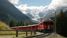 Mit dem Zug durch Graubünden