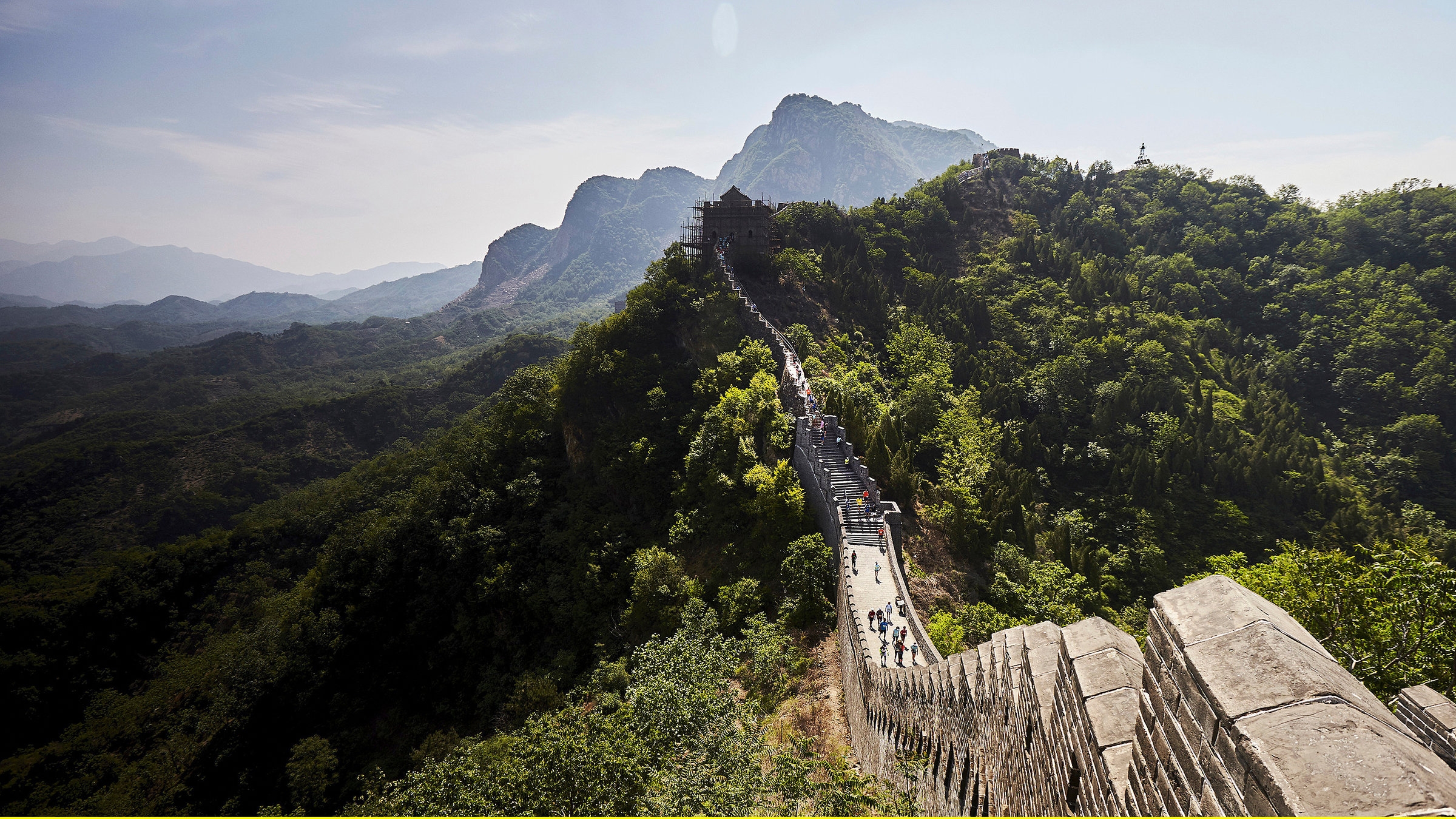 "Chinas unbekannte Mauer": Der Great Wall Marathon, einer der härtesten Marathons der Welt. In Huangyaguan, einem Mauerstück nahe Peking.