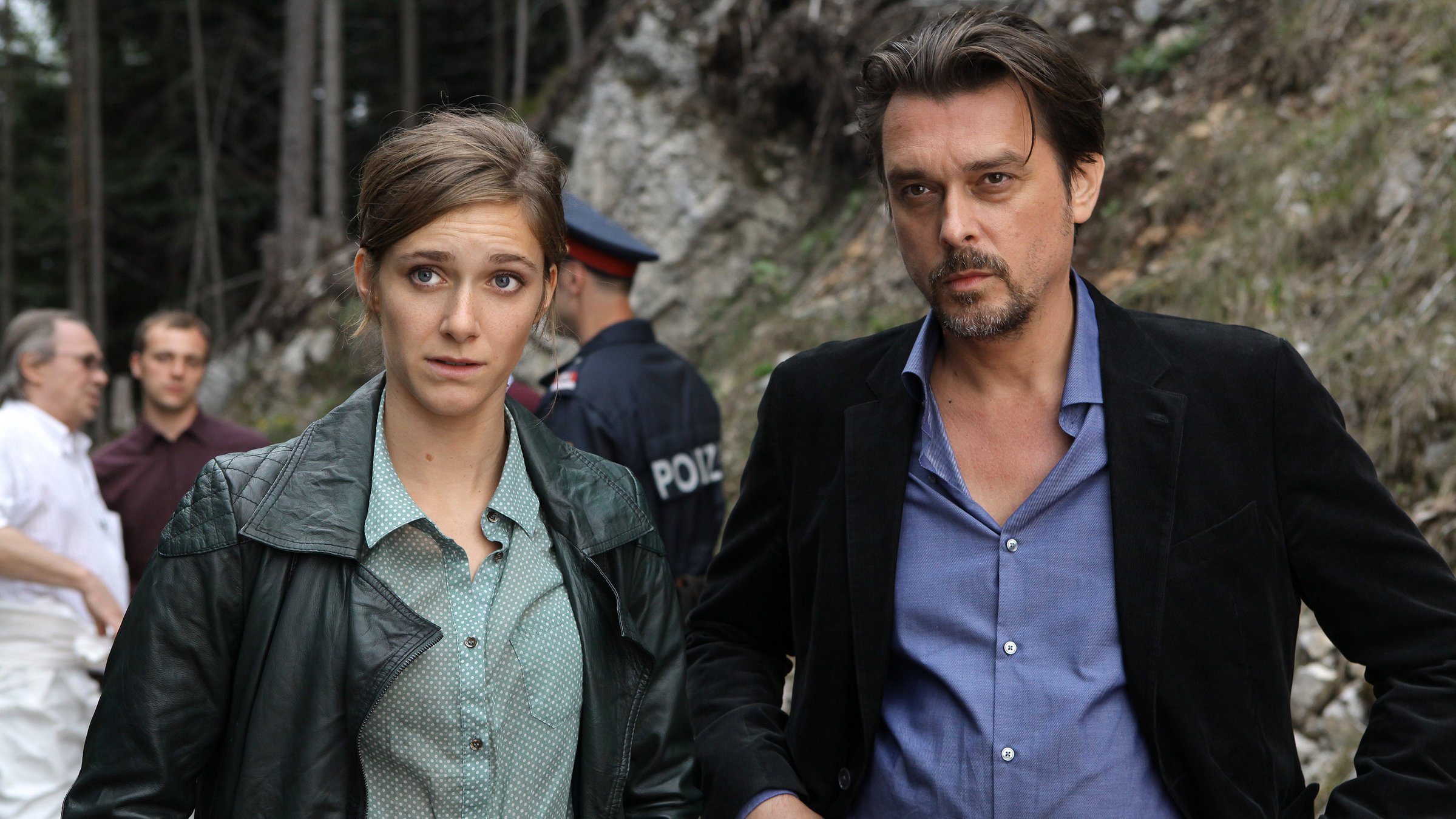 "Landkrimi: Steirerblut": Miriam Stein (Sandra Mohr), Hary Prinz (Sascha Bergmann)