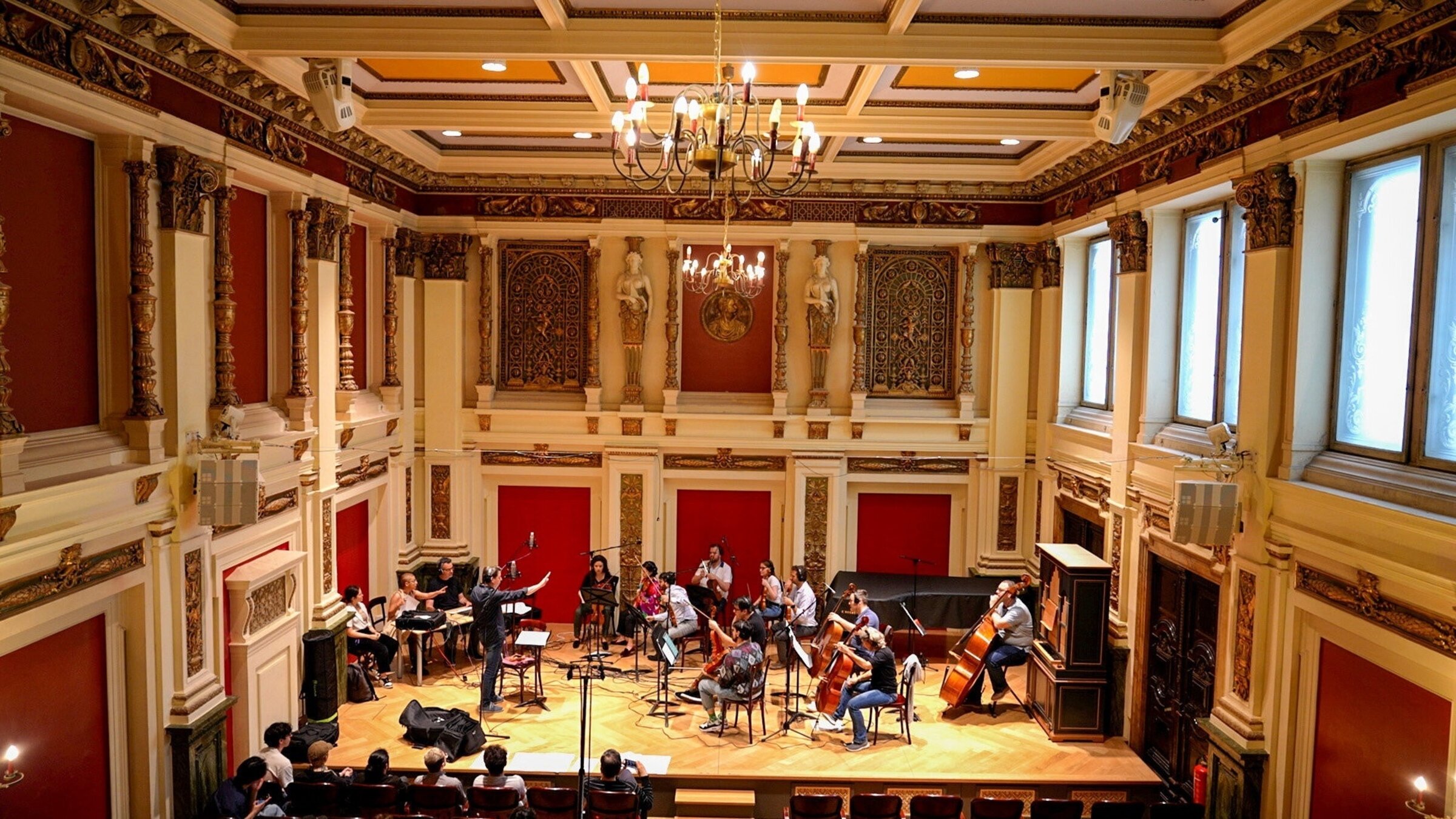 "Austria in Hollywood – Komponieren für die Traumfabrik": Orchestereinspielung von Filmmusiken der Studenten der Jam Music Lab University Wien im Ehrbarsaal.