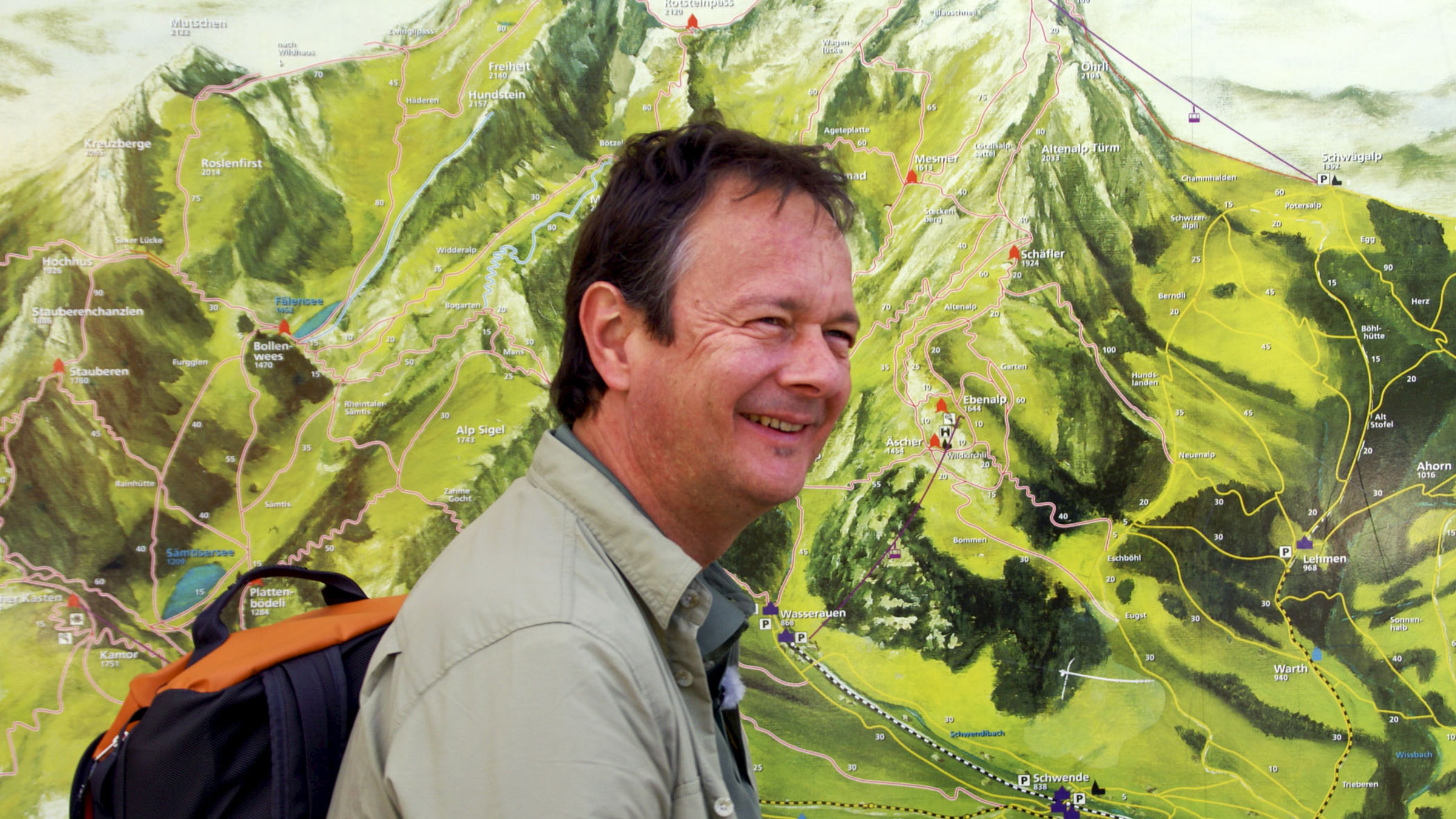 "Fernweh: In den Alpen, vom Wallis über Liechtenstein nach Bayern" - Thomas Bucheli unterwegs im Alpsteinmassiv.