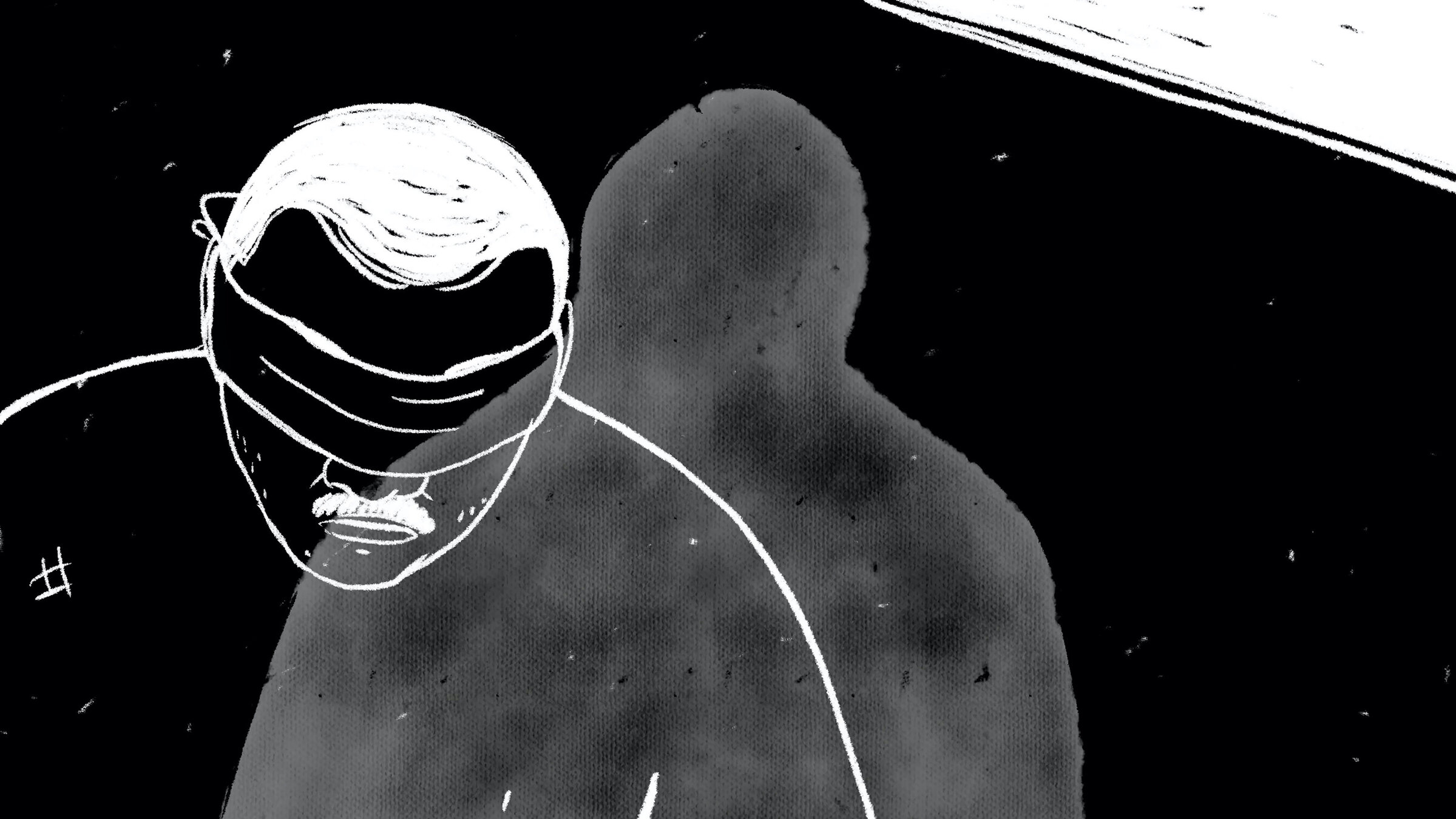 "Luna und die Gerechtigkeit": Spuren der Folter: Luna Watfas Erinnerungen an die Haftzeit in einem Gefängnis des syrischen Geheimdienstes werden mit Animationen in Szene gesetzt.