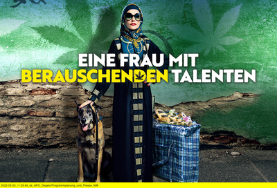 Eine Frau mit berauschenden Talenten