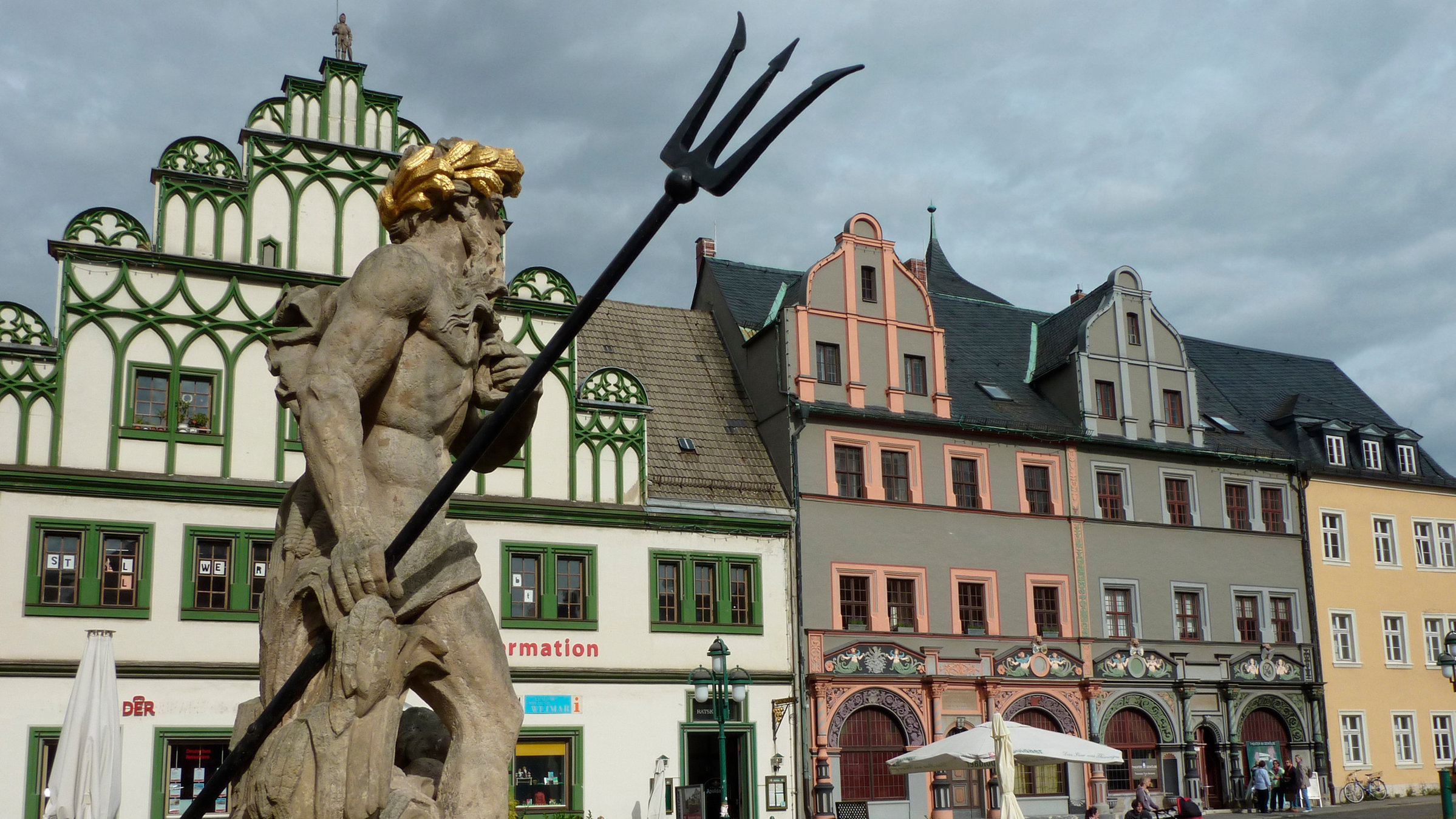 "Weimar, da will ich hin!": Marktplatz Weimar und Neptunbrunnen
