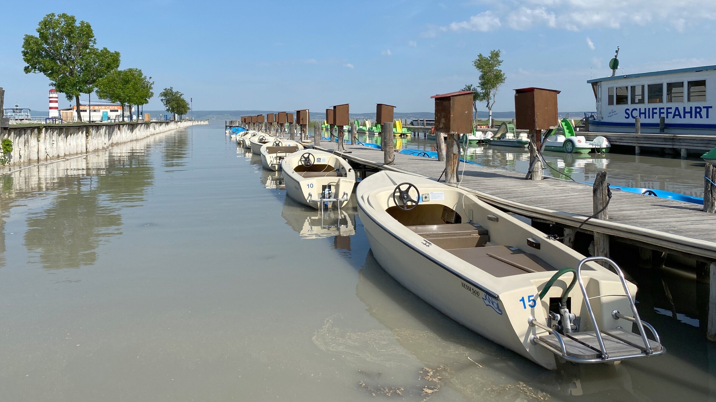 "Im Seewinkel": Boote Podersdorf.