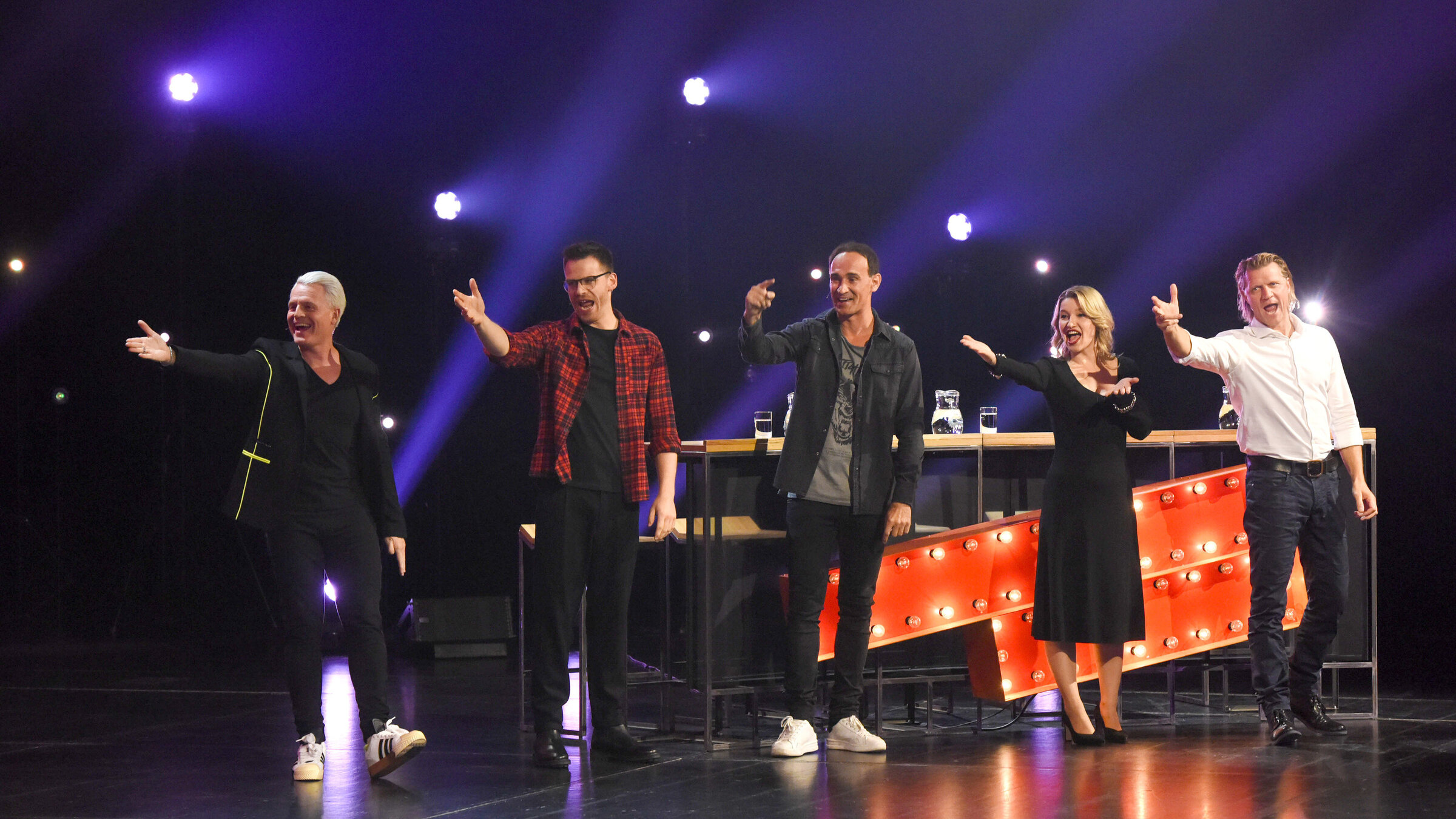 "Kabarettgipfel": Guido Cantz, Martin Frank, Gernot Kulis, Malarina, Gery Seidl.