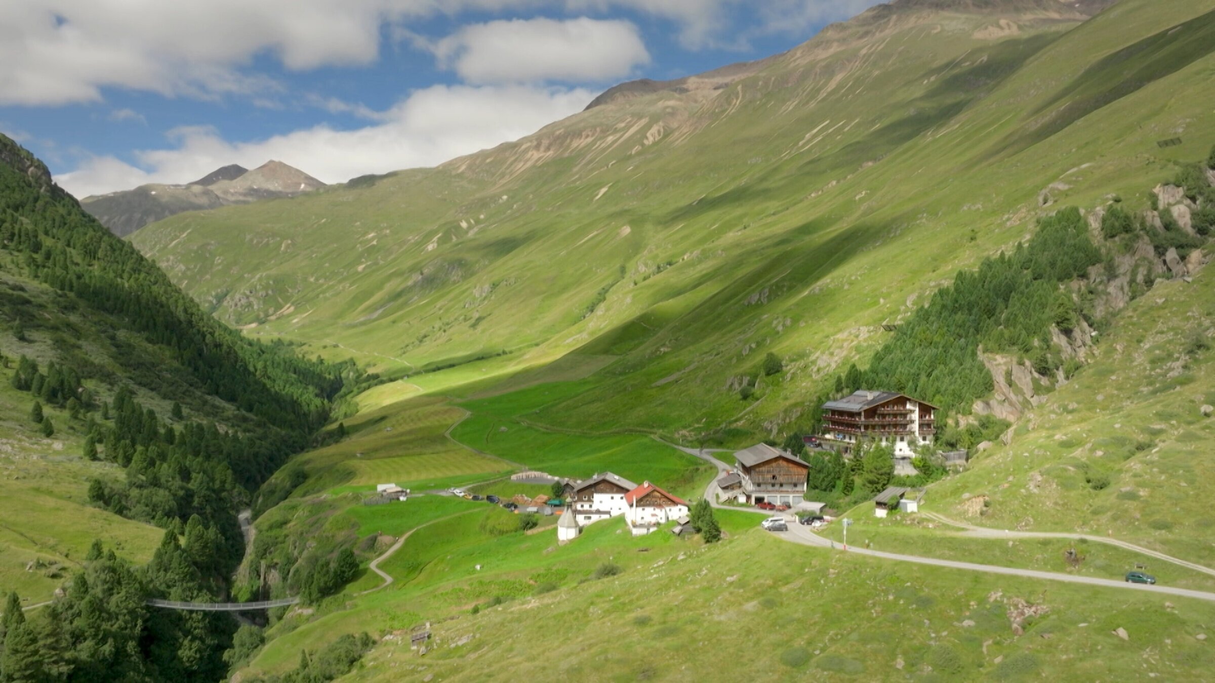"Bergsteigerdörfer in Tirol - Vent und Ginzling": Die Rofenhöfe in Vent.