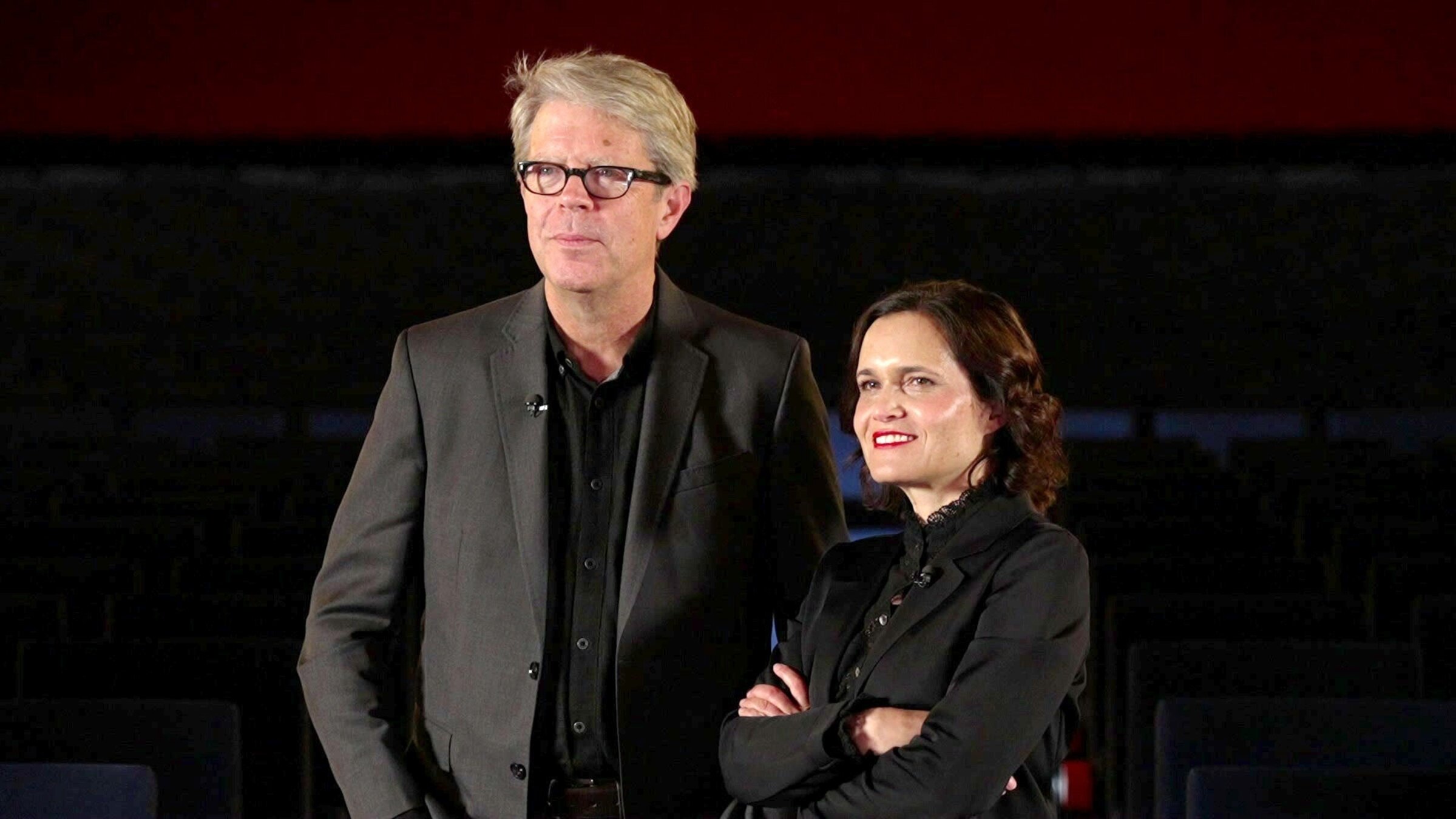 "Jonathan Franzen im Gespräch mit Katja Gasser":  Jonathan Franzen, Katja Gasser.