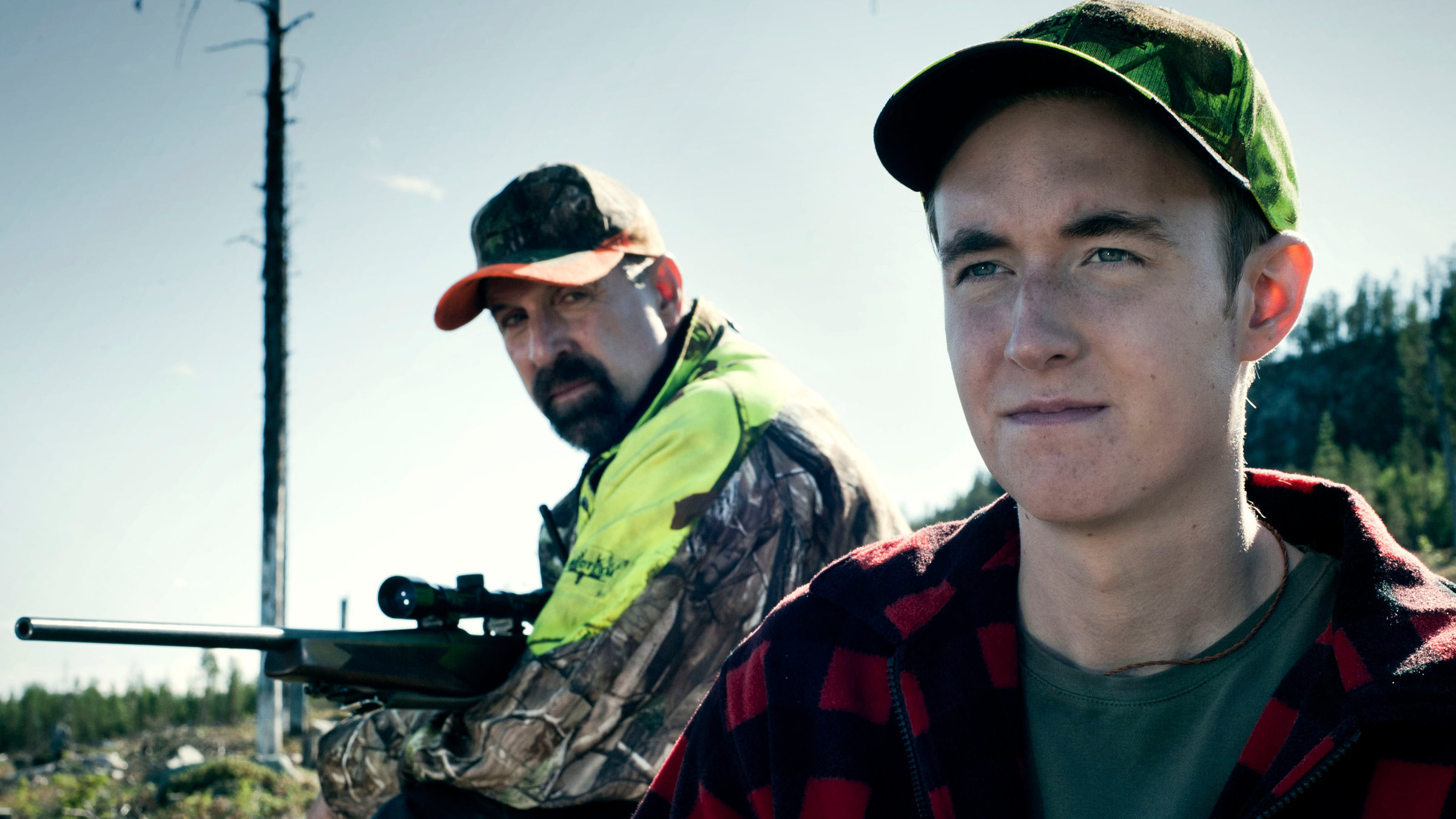 "Die Nacht der Jäger": Torsten (Peter Stormare) und sein Stiefsohn Peter (Kim Tjernström).