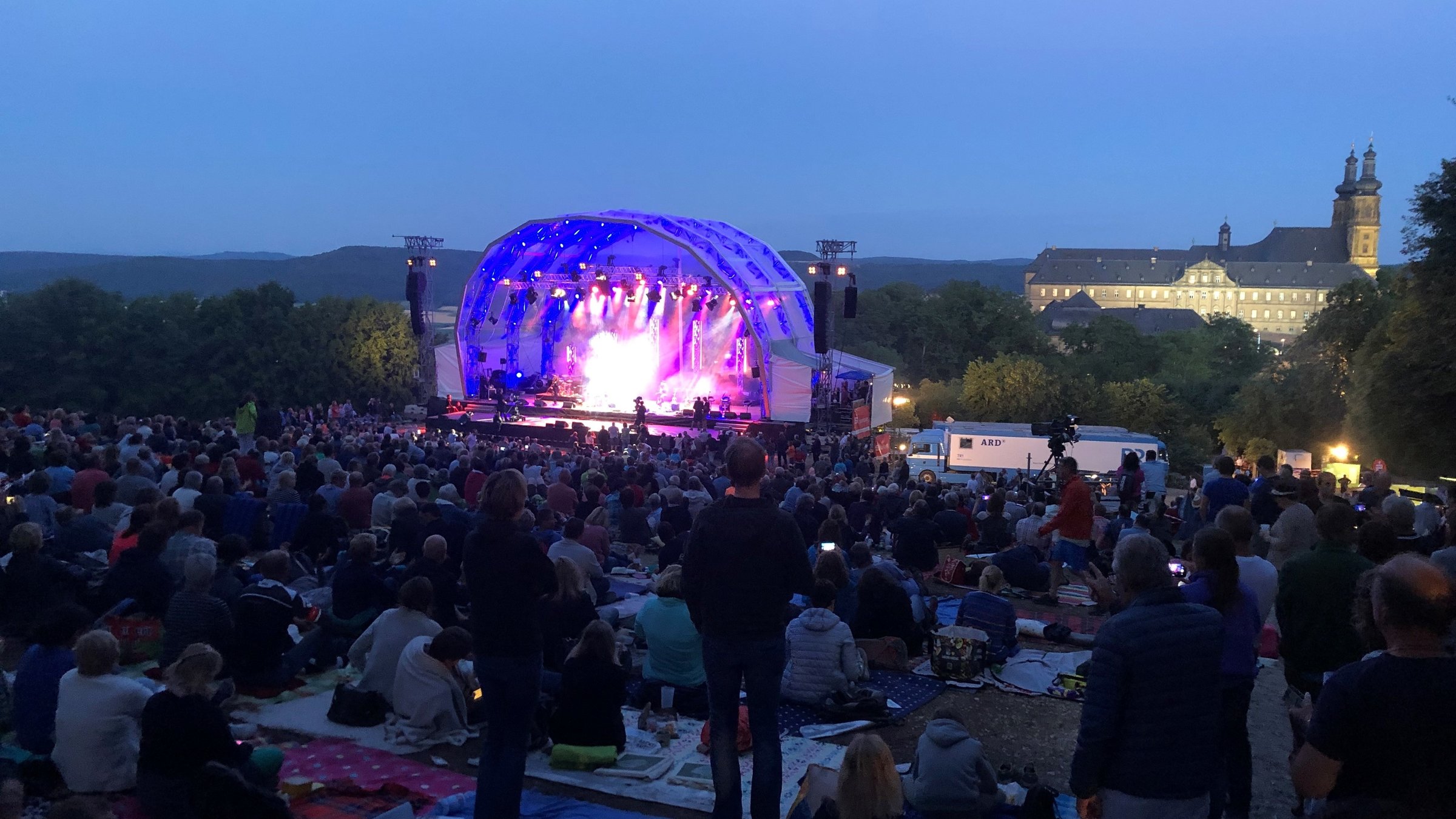 "Lieder auf Banz 2019": Blick auf die Bühne