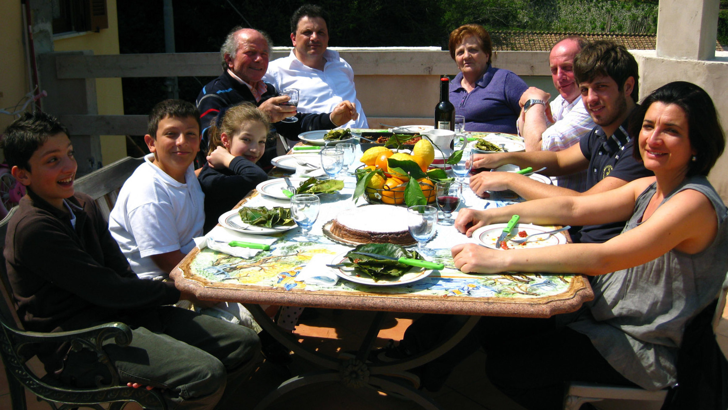 "Zu Tisch ... an der Amalfi-Küste": Zu Tisch bei Familie Aceto.