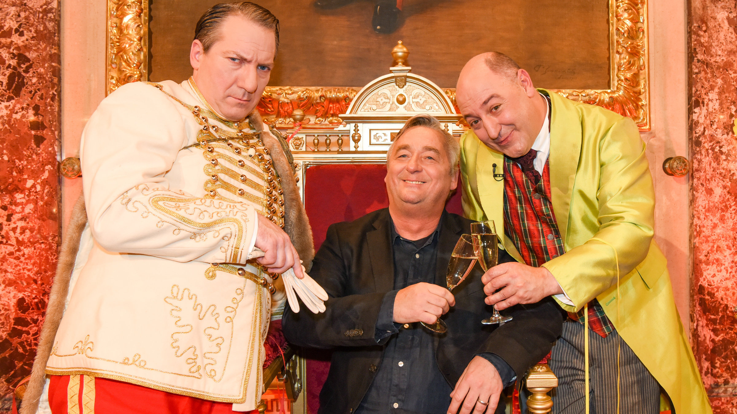 "Wir sind Kaiser": Robert Palfrader ,Andreas Vitasek , Rudi Roubinek