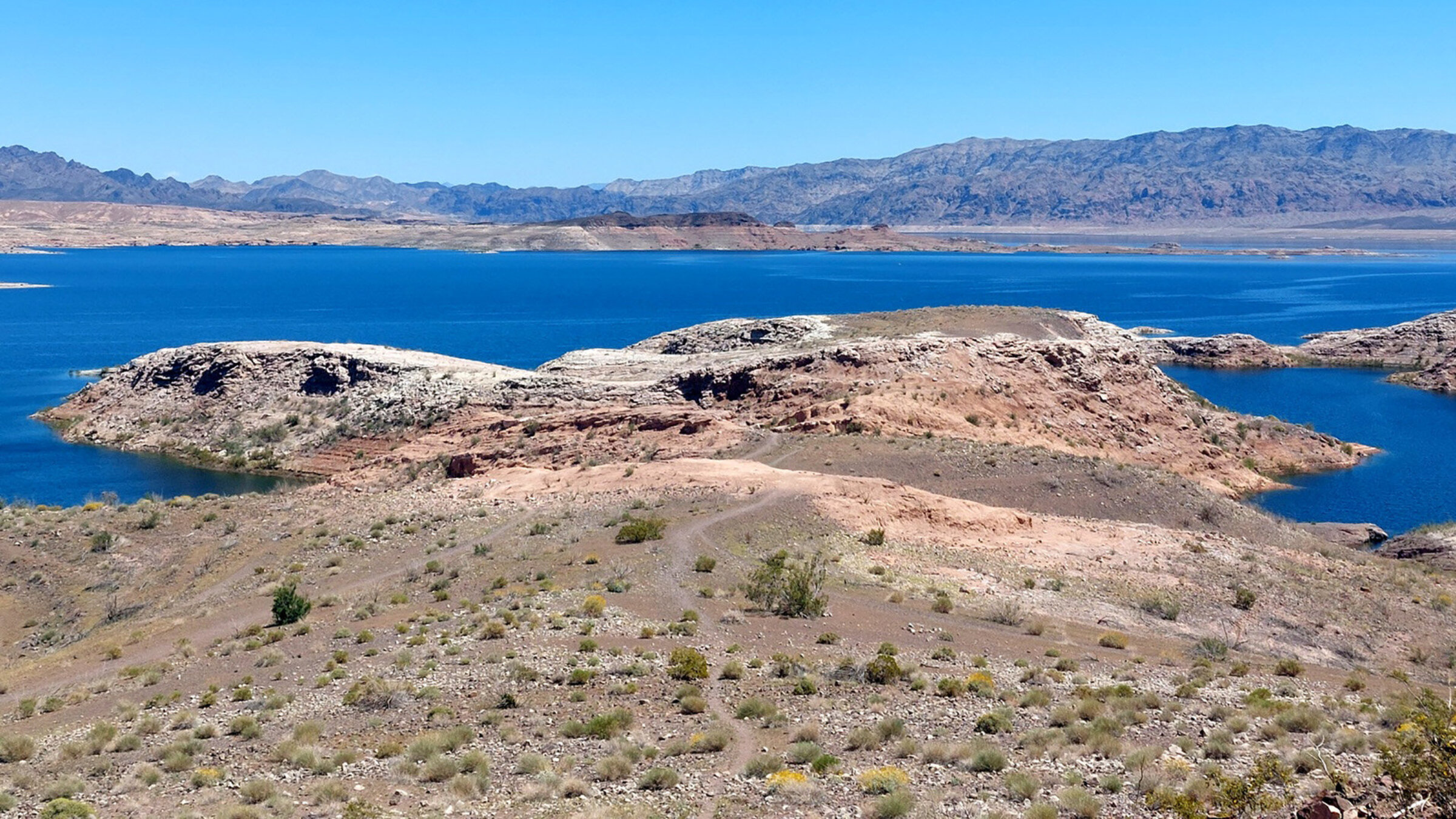 "Wasser – Viel zu viel und viel zu wenig": Lake Mead in Nevada, USA.