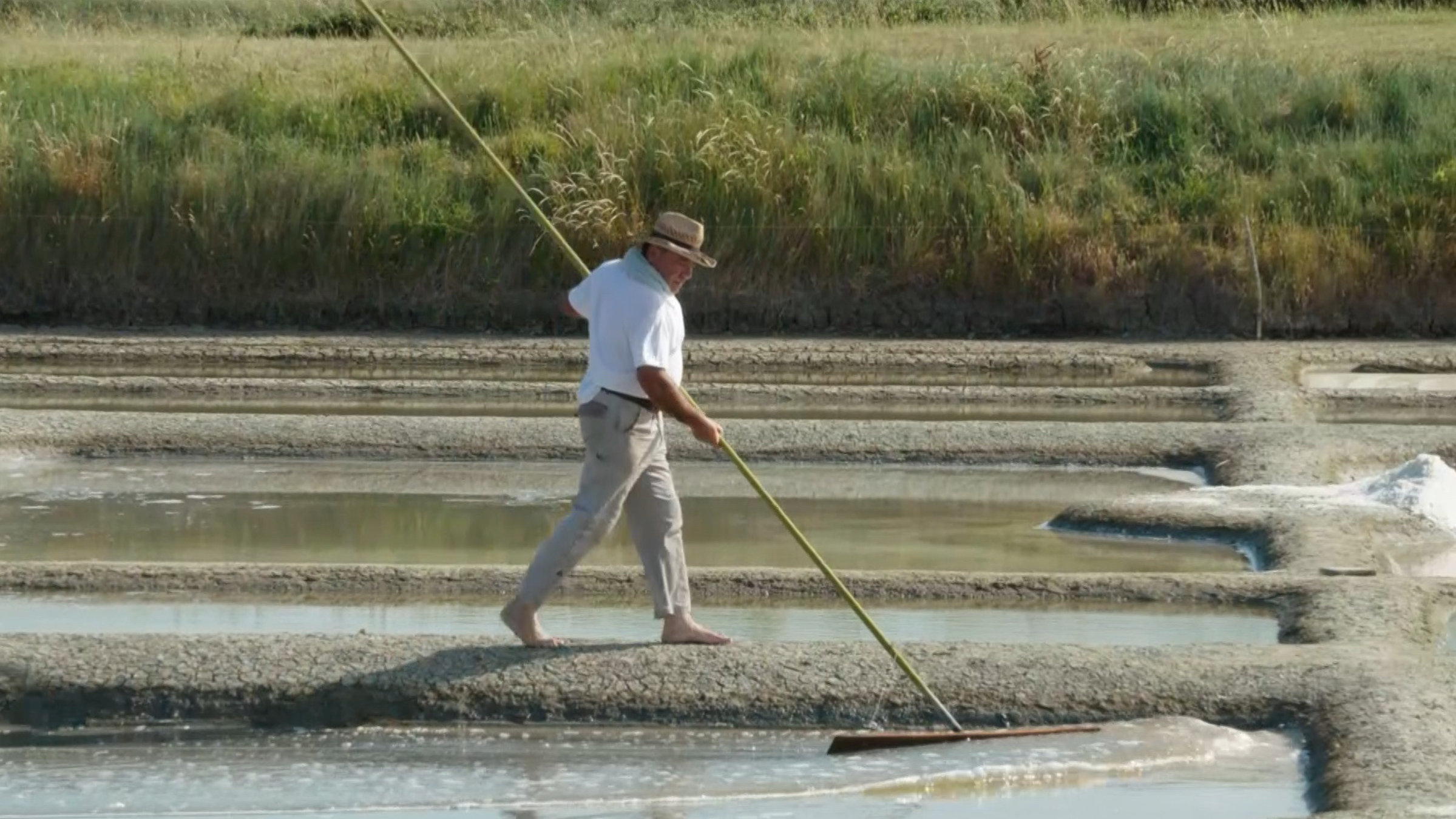 "Maritimes Erbe (4/6): Die Küste der Bretagne": Nicolas Arnould ist Salzbauer aus Leidenschaft.