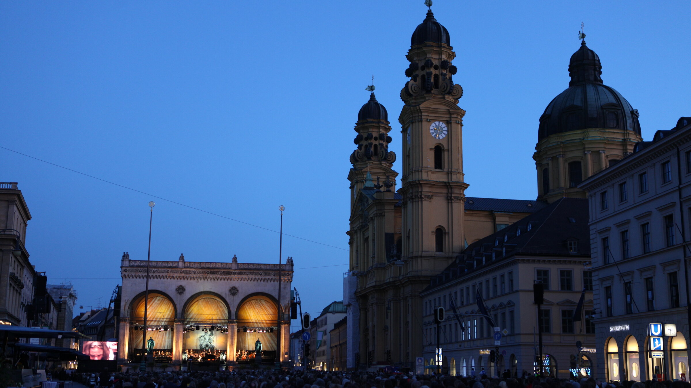 "Klassik am Odeonsplatz 2025": Odeonsplatz München.