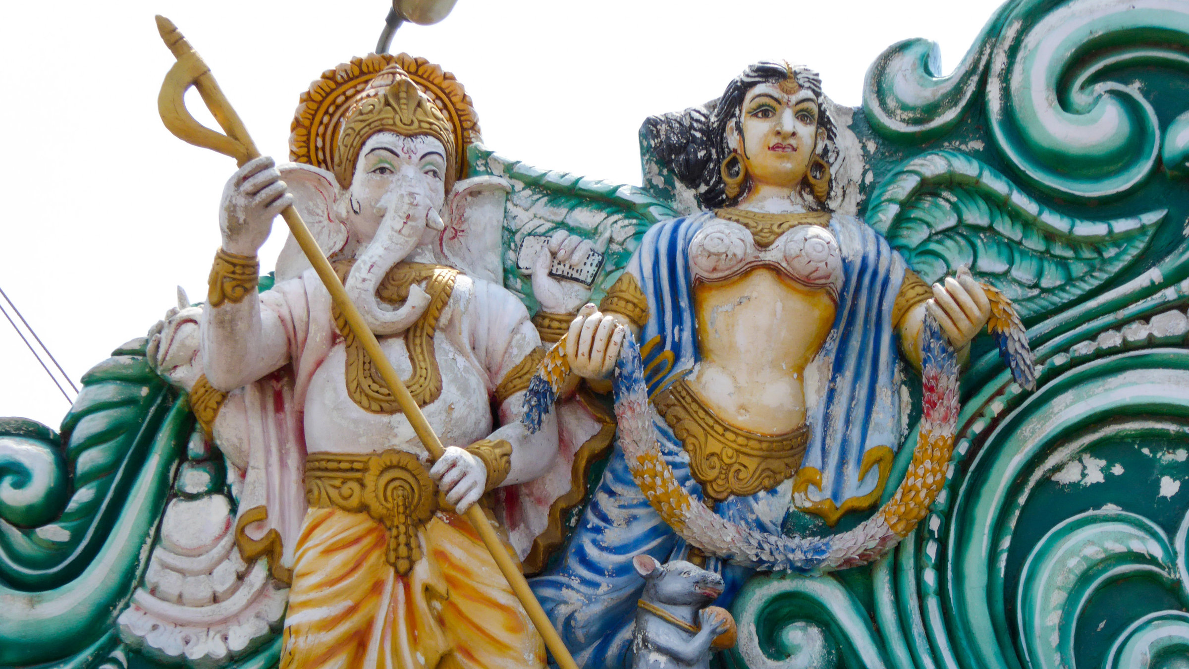 "Geheimnisvolles Indien: Die Kraft des Klimas": Statue des hinduistischen Gottes "Ganesh"
