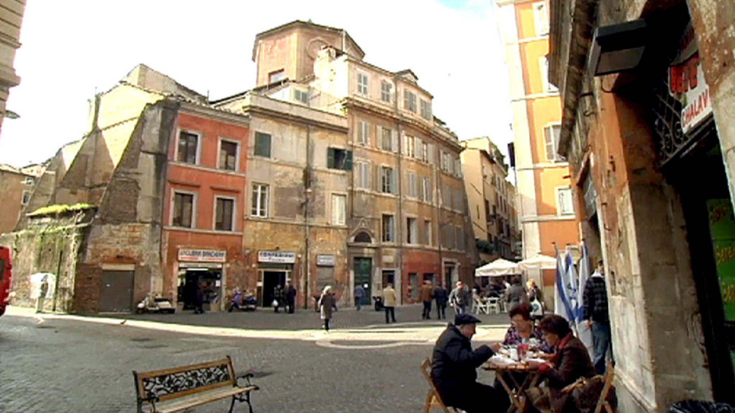 "Tiber, Stolperstein und Kosher Burger": Römisches Ghetto.