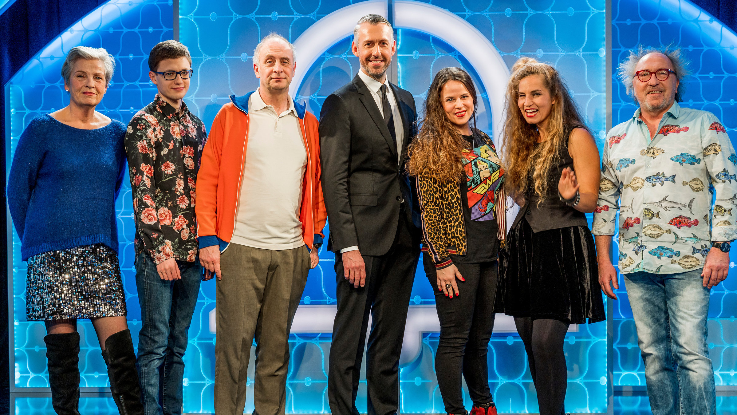 "Verleihung Deutscher Kleinkunstpreis 2020": Gerburg Jahnke (Ehrenpreis des Landes RLP), Christoph Fritz (Förderpreis der Stadt Mainz), Alfons alias Emmanuel Peterfalvi (Sparte Kleinkunst), Sebastian Pufpaff (Sparte Kabarett), „Suchtpotenzial“, Julia Gámez Martin und Ariane Müller (Sparte Chanson, Musik, Lied), Moderator Urban Priol.