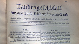 Geschichte, Menschen und Momente -<br/>100 Jahre Niederösterreich