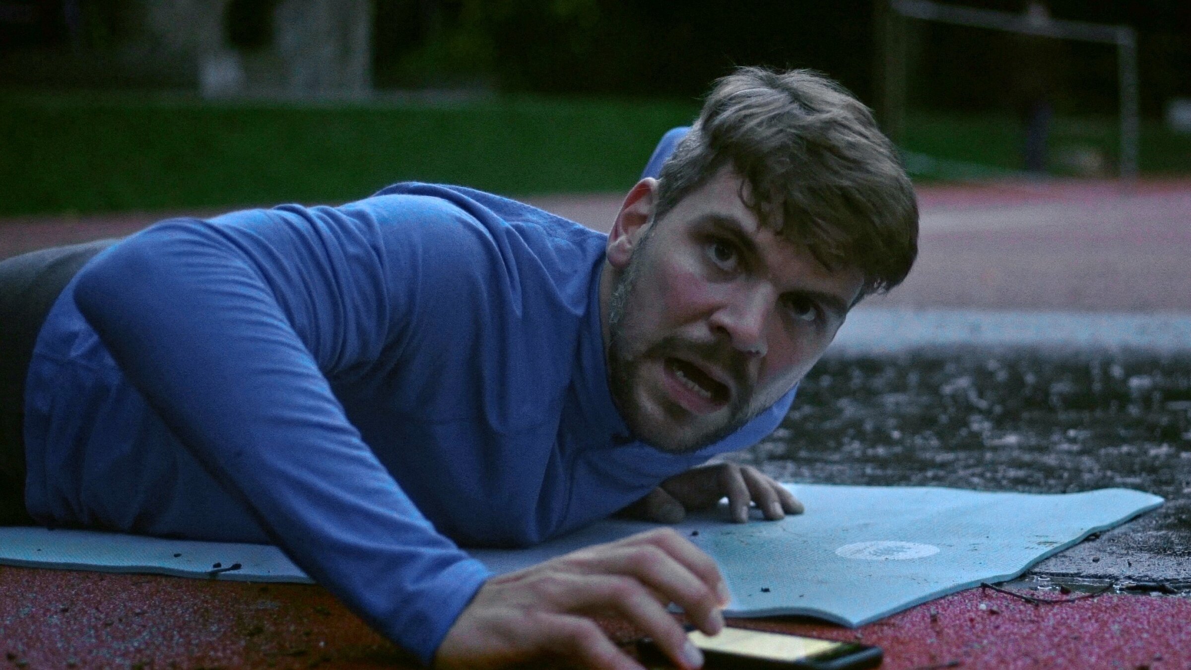 "Win Win": Gegen den inneren Schweinehund. Regisseur Friedrich Rackwitz trainiert mit einer gamifizierten Fitness-App.