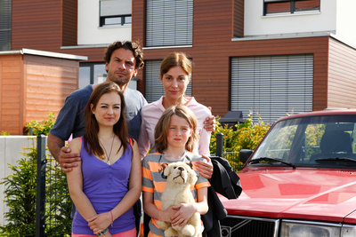 Ein Reihenhaus steht selten allein