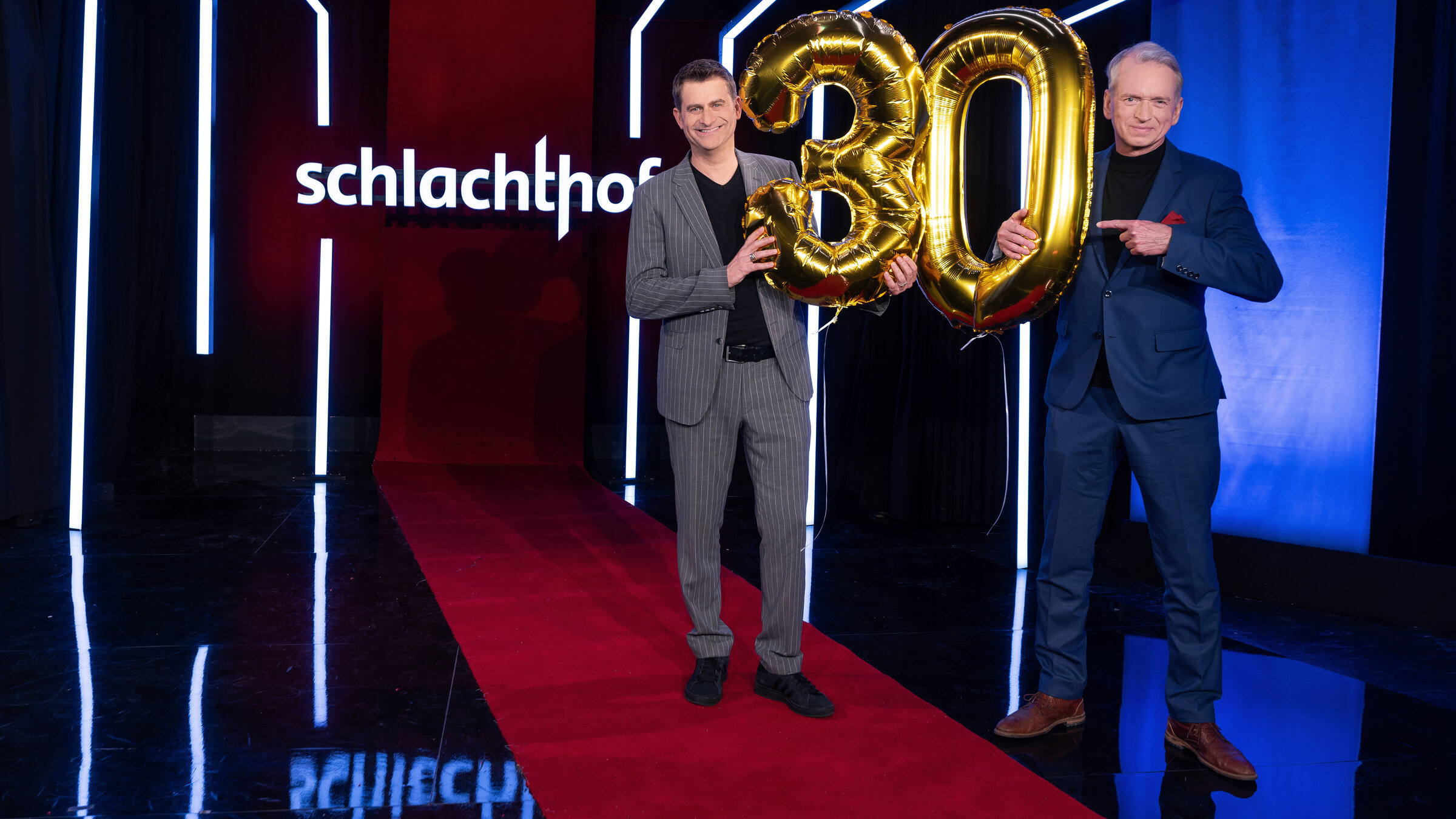"30 Jahre schlachthof - Die Jubiläumsshow": Von links: Michael Altinger und Christian Springer.