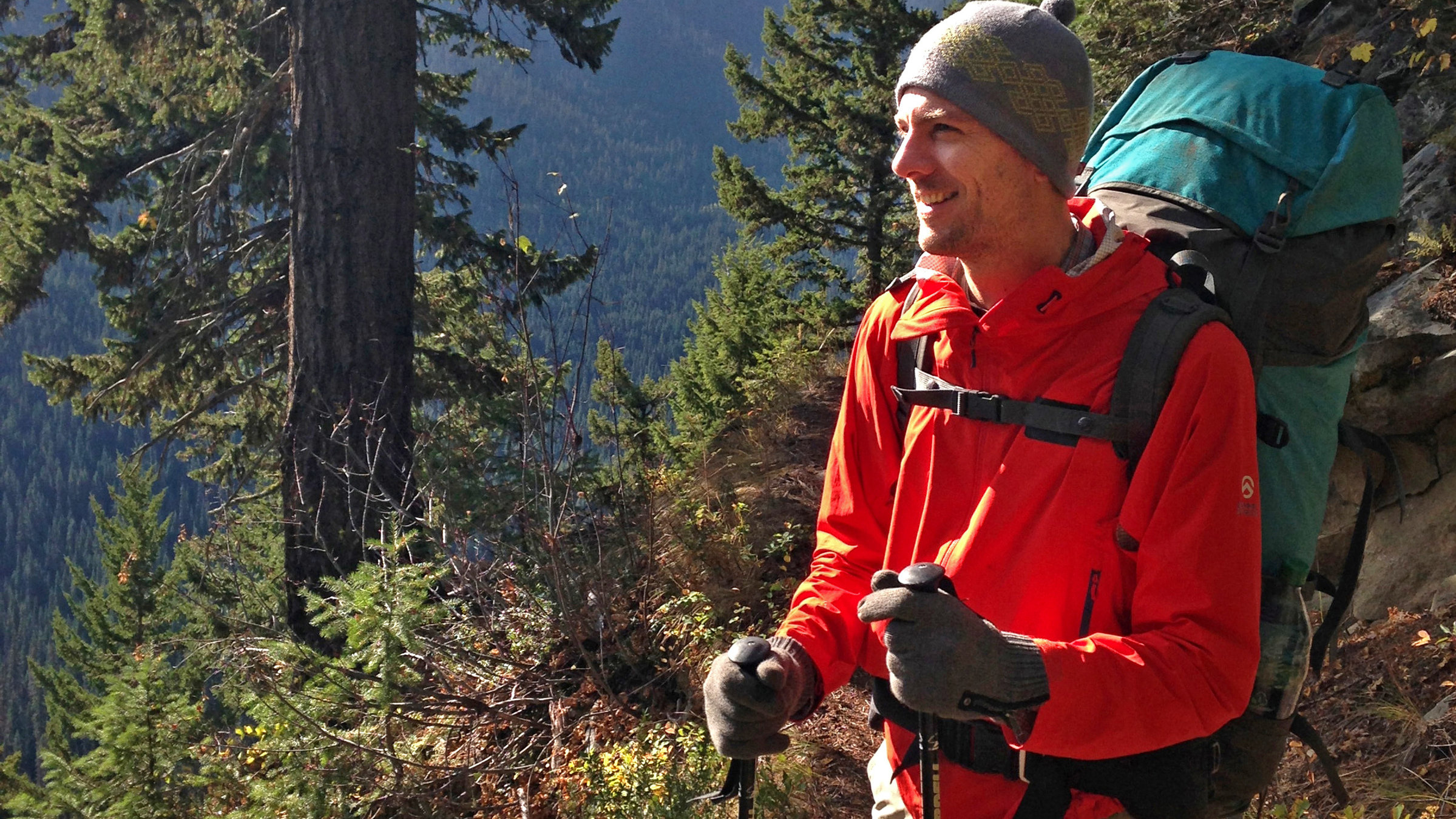 "Der wilde Westen zu Fuß": Ingo Zamperoni auf dem Pacific Crest Trail in einer der zahlreichen Nationalparks entlang der Strecke.