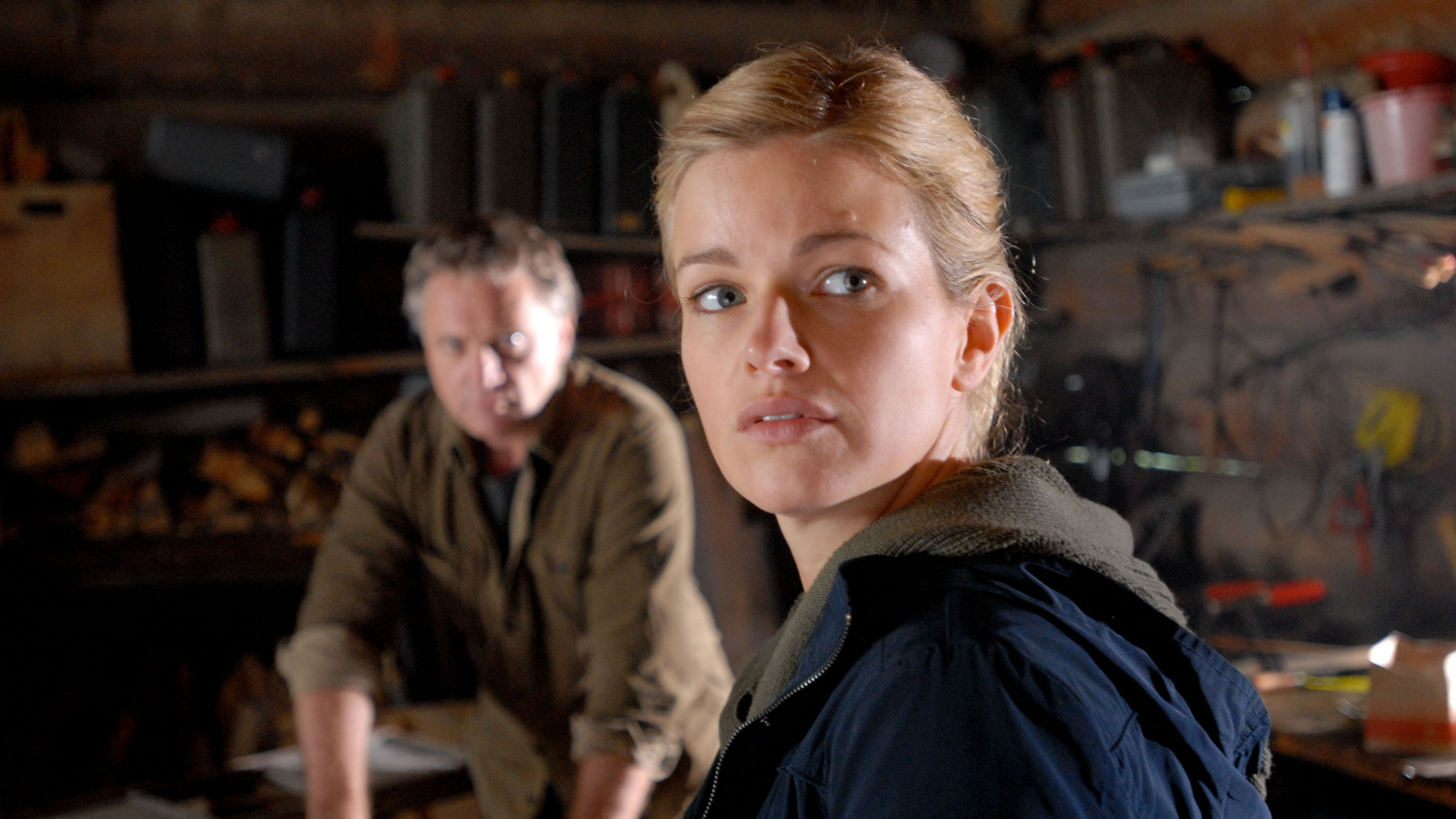 "Nur der Berg kennt die Wahrheit" - Mira Bartuschek (Johanna), Xaver Hutter (Ferdinand).