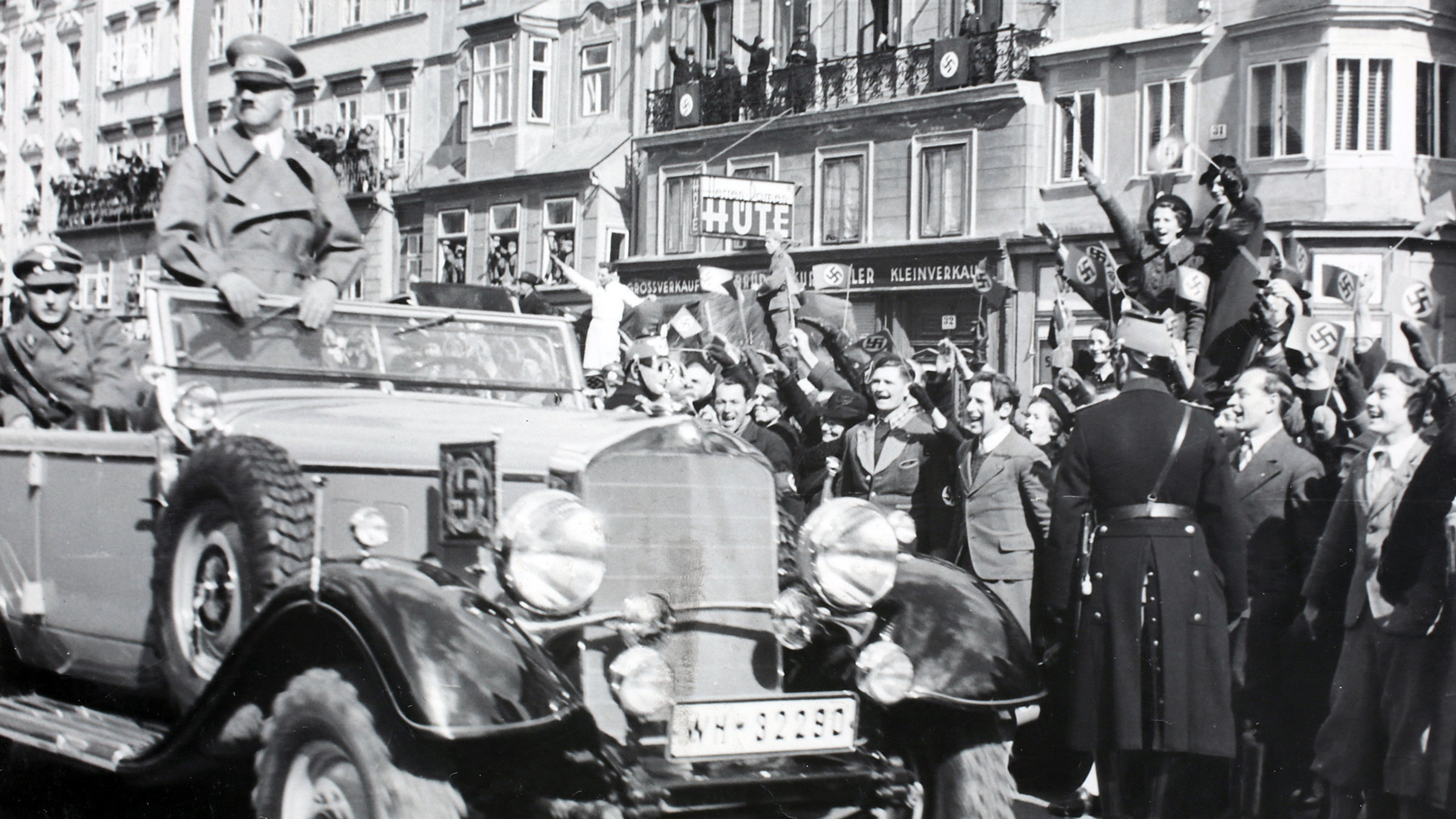 "In Linz begann's - Der Anschluss 1938 in Oberösterreich" - Linz März 1938, Adolf Hitler.