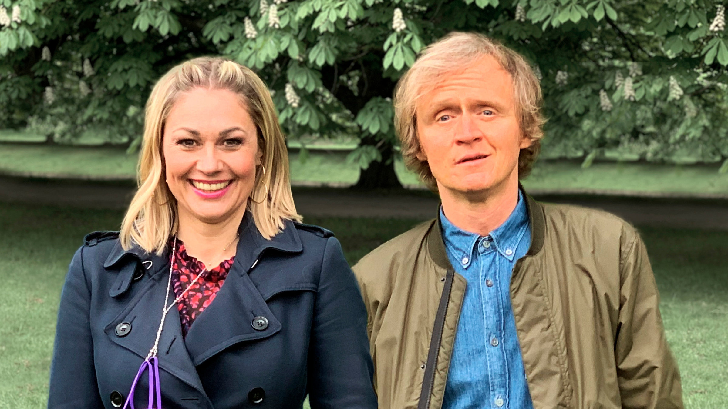 "Kurzstrecke mit Pierre M. Krause - Ruth Moschner isst abgelaufene Insekten": Ruth Moschner und Pierre M. Krause.