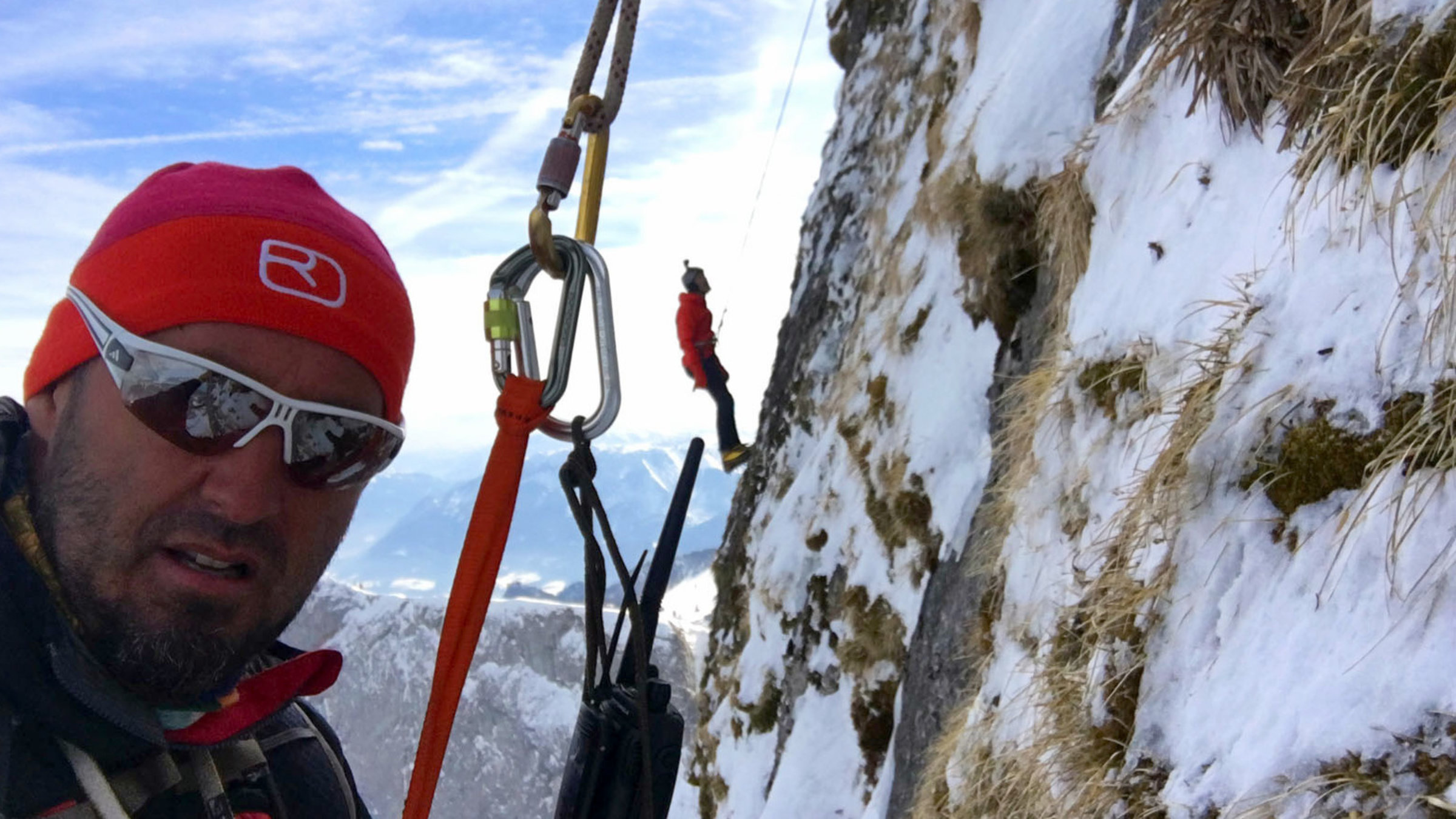 "Fürst der Berge: Der Schafberg im Salzkammergut": Markus Raich auf der Nordwand.