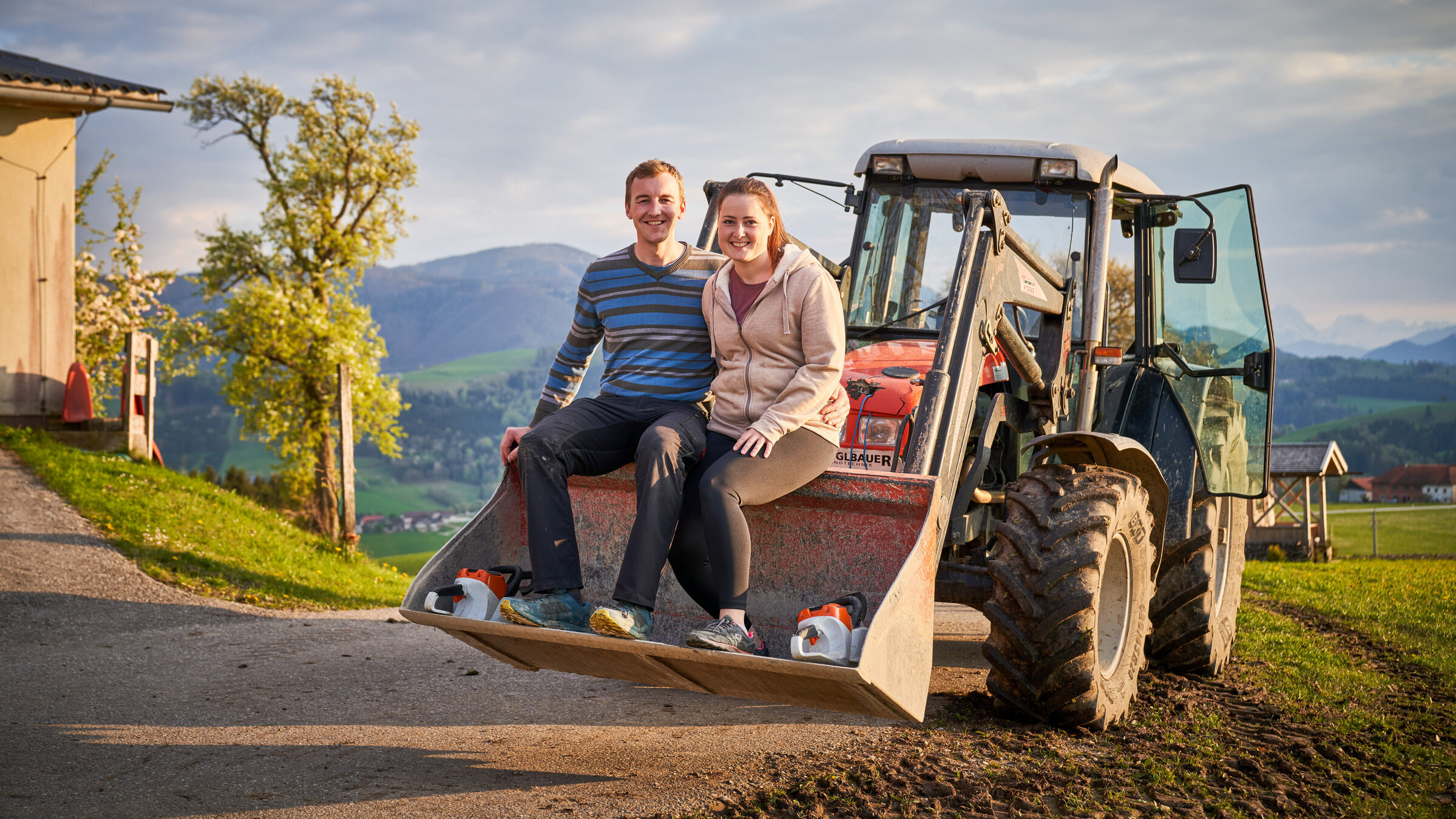 "Bergbauernleben: Vom Hausruck ins Villgratental (1/2)": Jungbauern Lisi & Christoph Postlmayr.