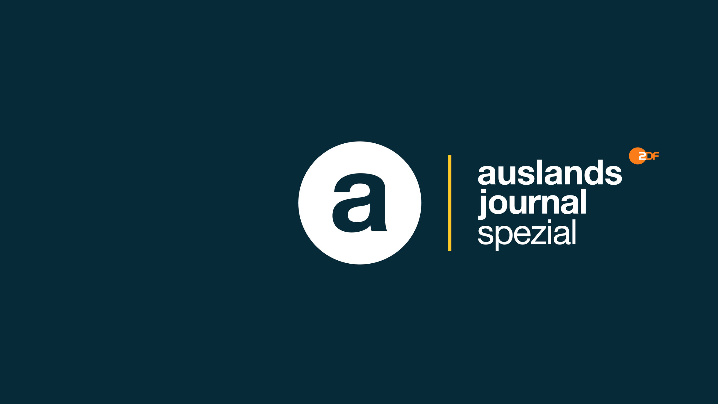 "auslandsjournal spezial": Sendungslogo.