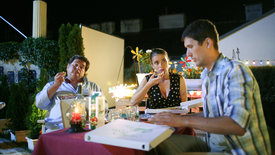 Natur im Garten - Die Katze auf dem heißen Dach