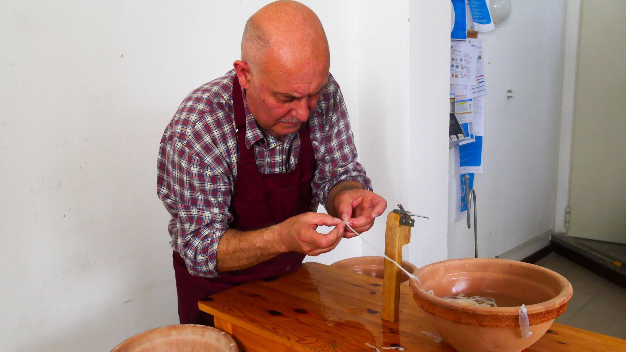 "Paganinis sagenhafte Saiten": Saitenmacher Mimmo Peruffo.