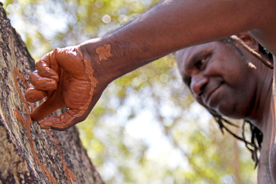 Die sprechenden Felsen der Aborigines
