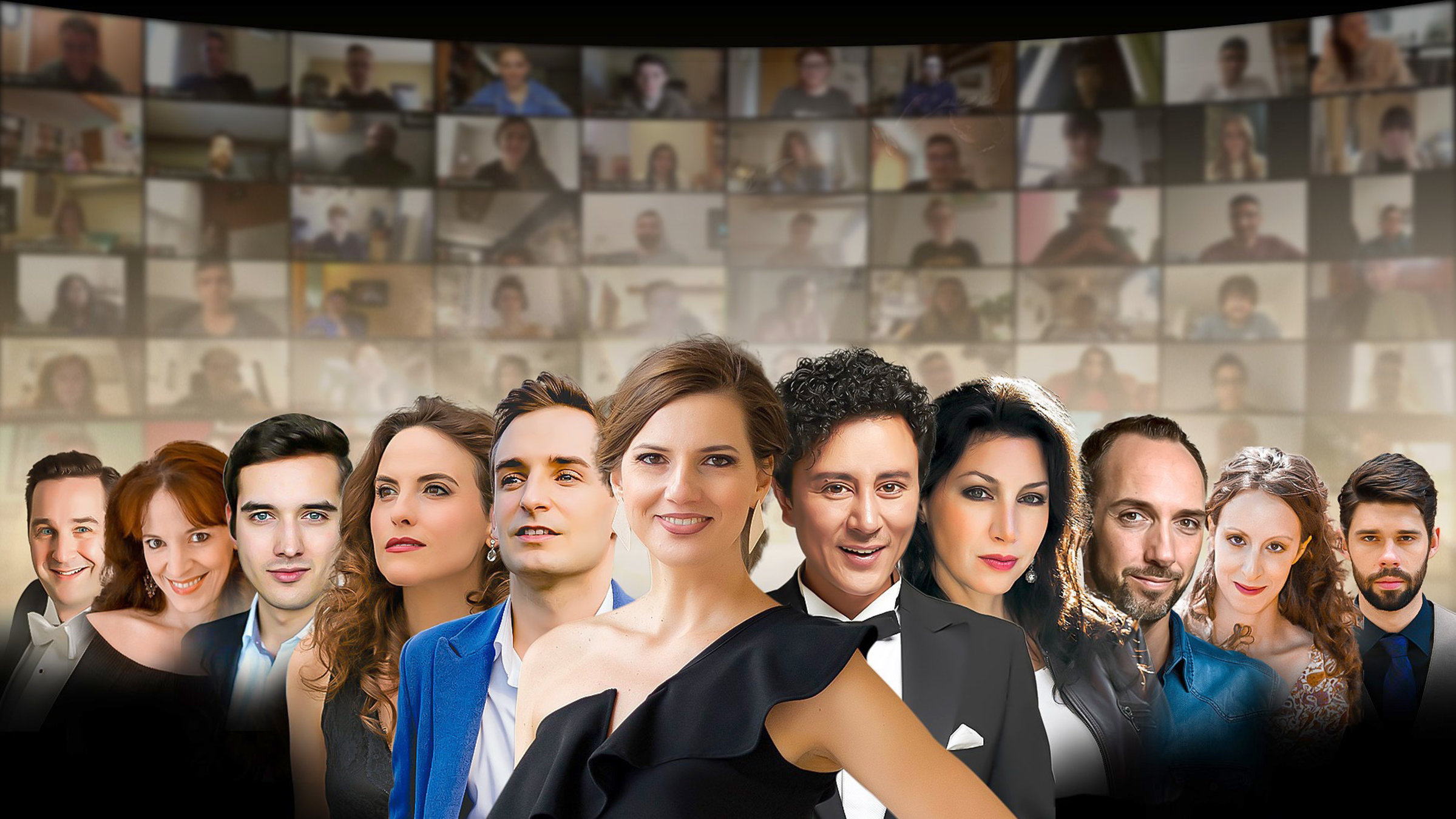 "Wir spielen für Österreich": Carsten Süss, Ursula Pfitzner, Alexandre Beuchat, Rebecca Nelsen, Oliver Liebl, Martina Mikelic, Vincent Schirrmacher, Kristiane Kaiser, Stefan Cerny, Johanna Arrouas, Ben Connor.