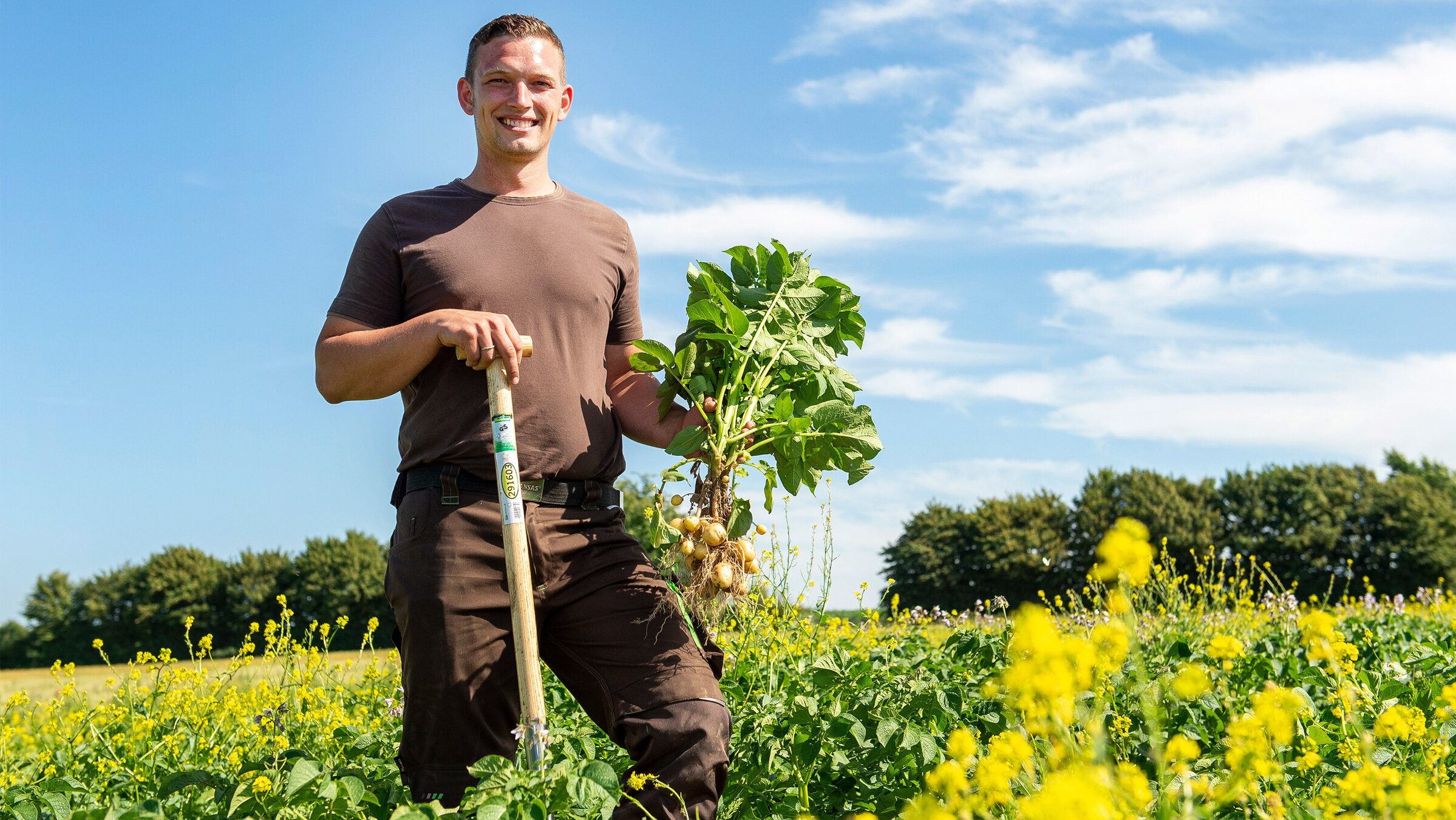 "Die Nordreportage: Kartoffeln - Die perfekte Knolle": Bio-Kartoffeln frisch vom Acker – Peer Gabriel liefert das ganze Jahr über Knollen für die Region Holstein.