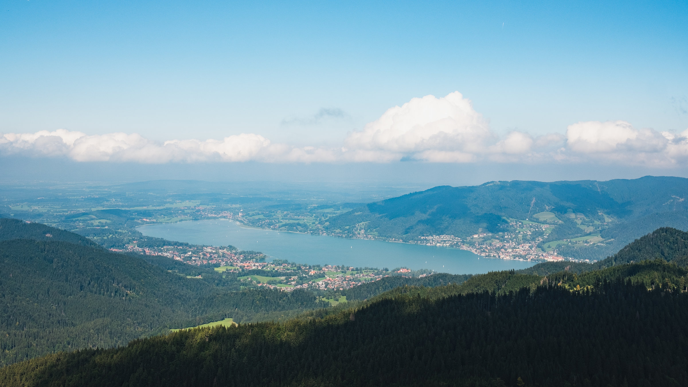 "Die Wittelsbacher im Tegernseer Tal": Aussicht auf den Tegernsee.