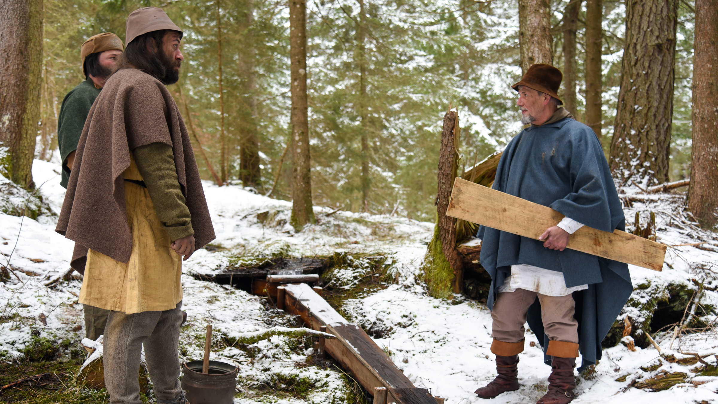 "Die Fugger im Silberreich": Reparatur der Wasserleitung in Gallzein